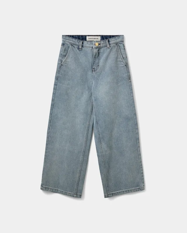 sofie-schnoor-young-azzisy-g261259-jeans-denim-blue-wide-leg image 1
