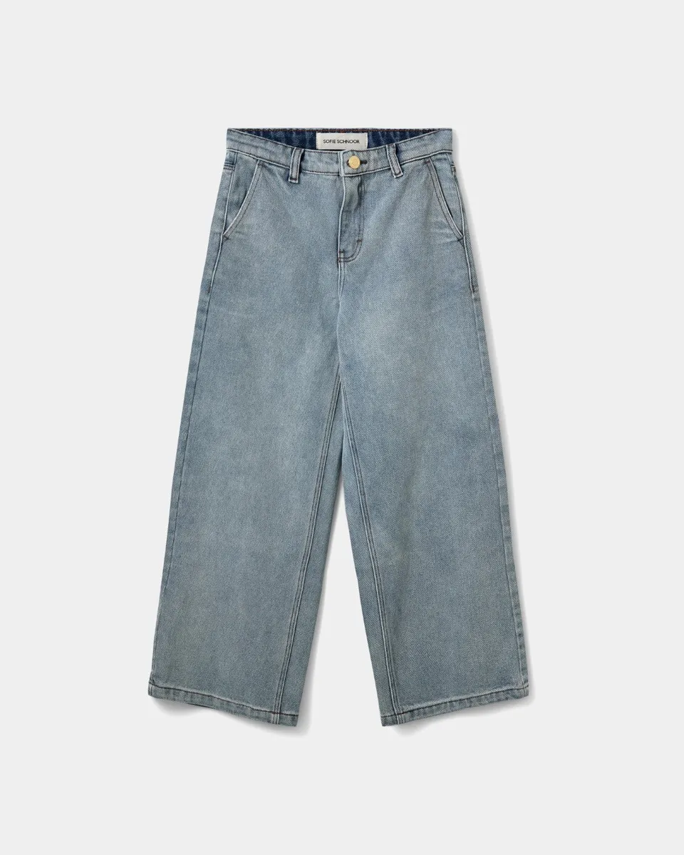 sofie-schnoor-young-azzisy-g261259-jeans-denim-blue-wide-leg image 1