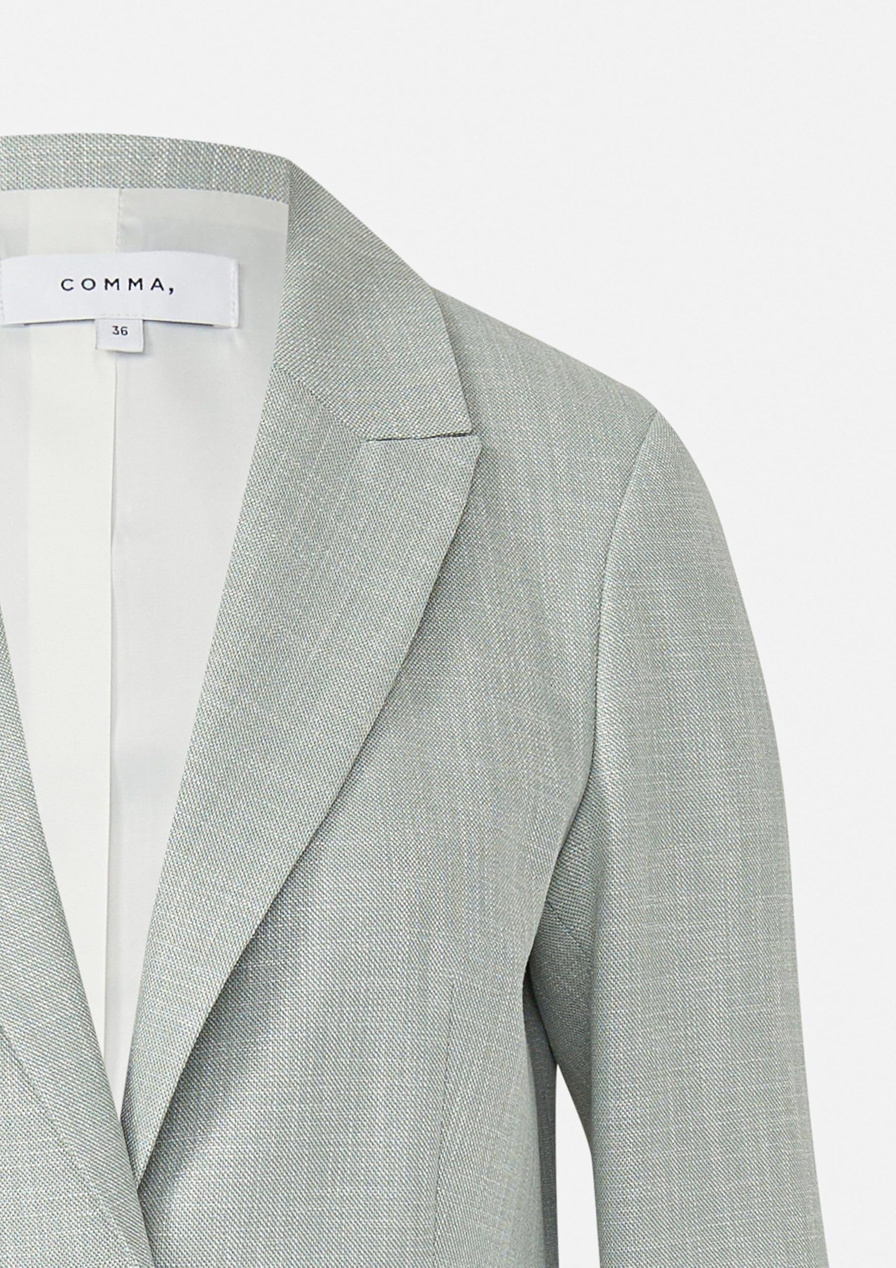 comma-taillierter-blazer-struktur-zwei-knopf-blazer image 6