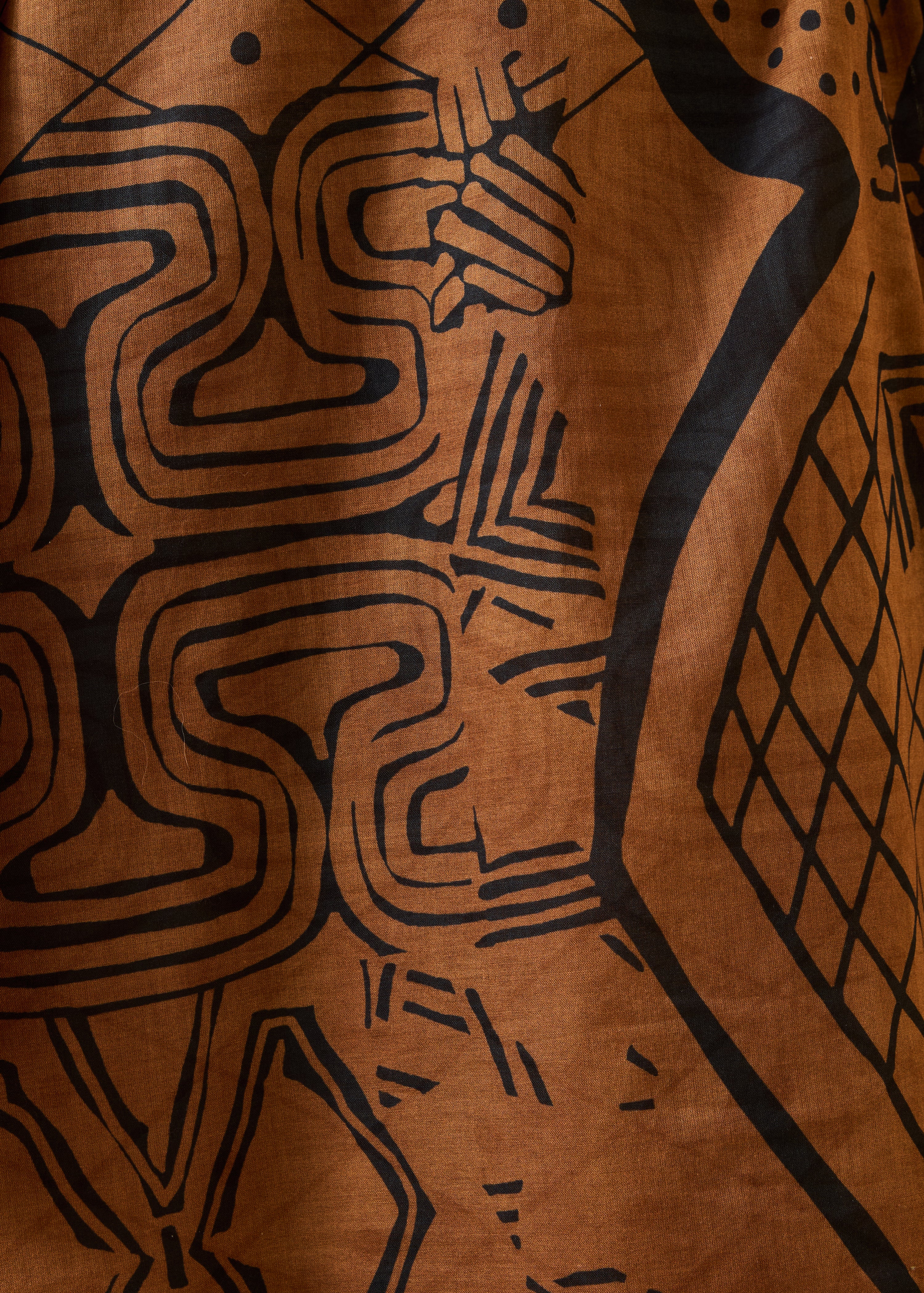 la-f-e-marabout-e-midikleid-braun-print-gr-34 image 4