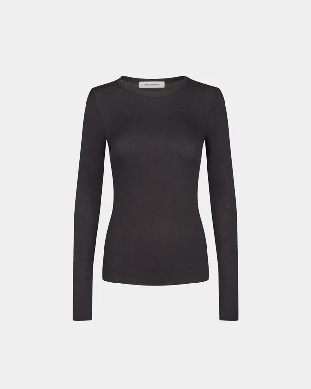 sofie-schnoor-women-petriciasw-langarmshirt-schwarz-slimfit image 1