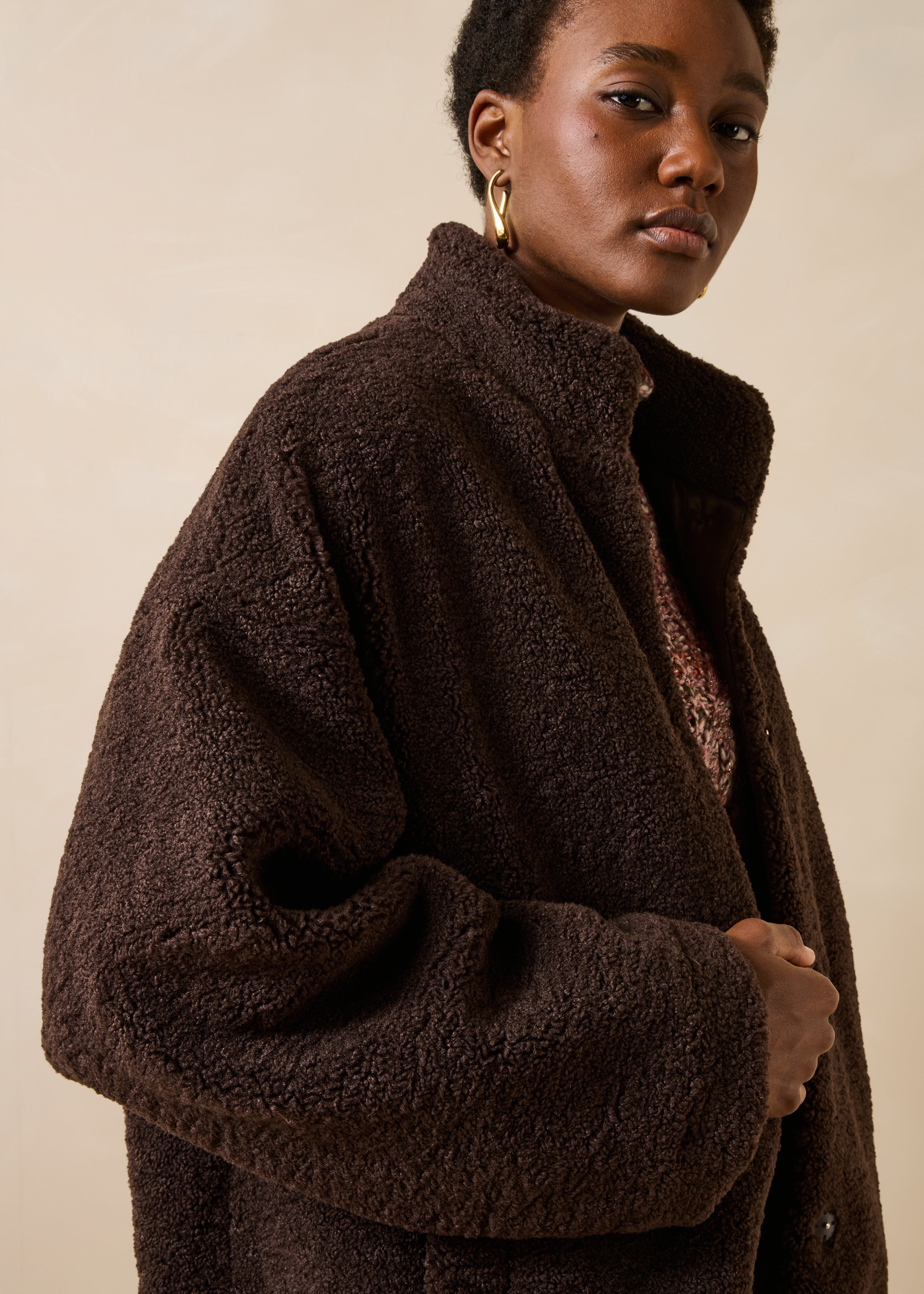 la-f-e-marabout-e-vestes-gladys-blouson-braun-oversize image 5