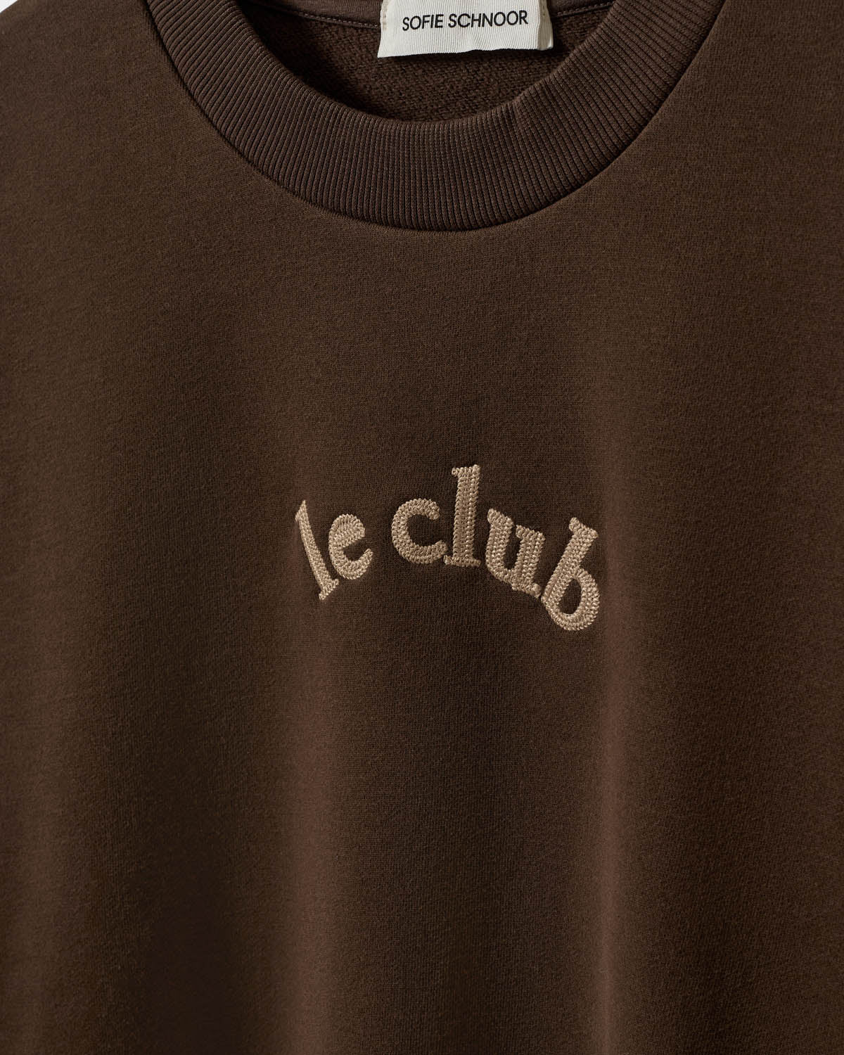 sofie-schnoor-parossw-sweatshirt-dark-brown-oversized image 7