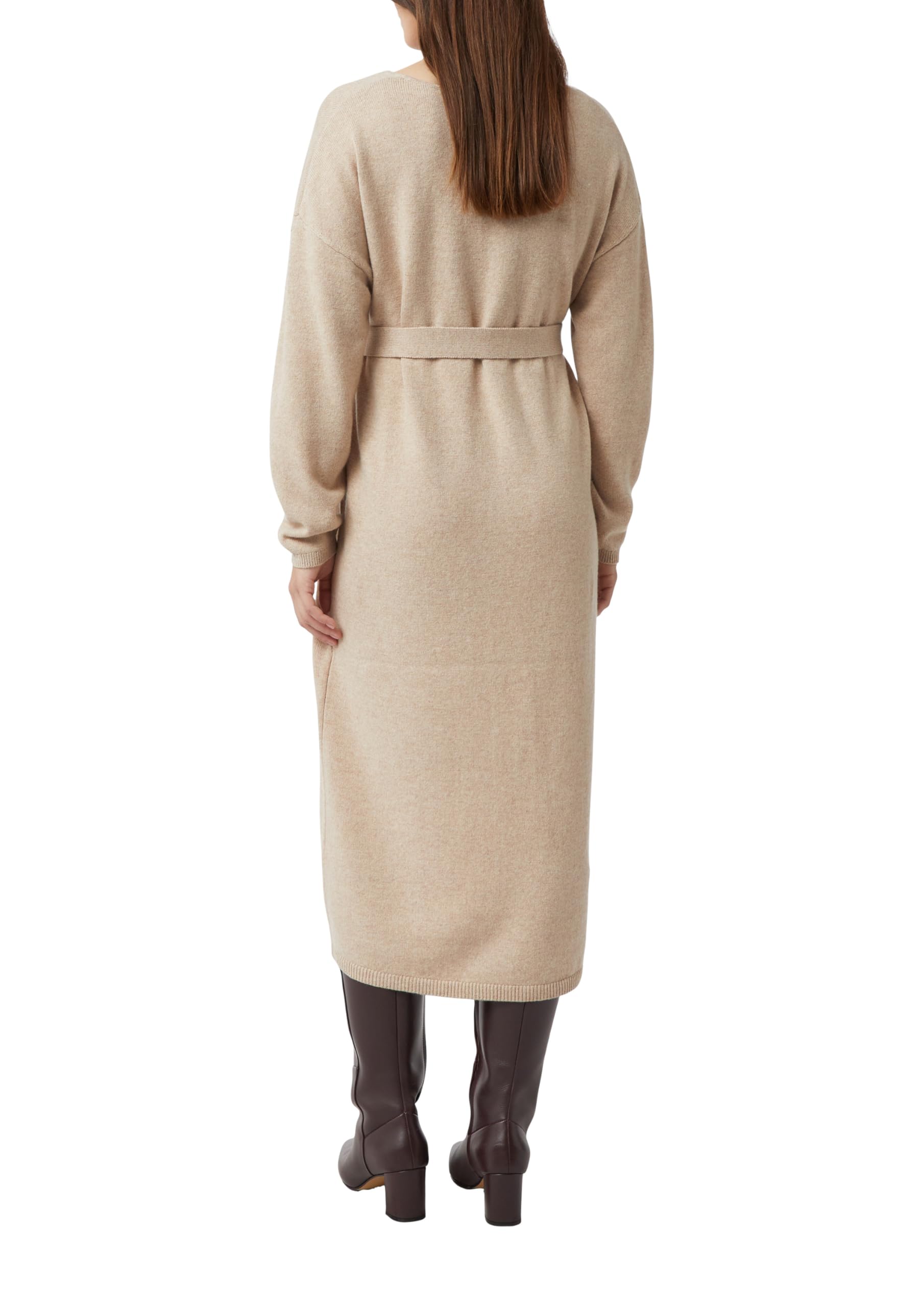 comma-midi-kleid-wollmix-relaxed-fit-gr-e-34-mit-g-rtel image 2