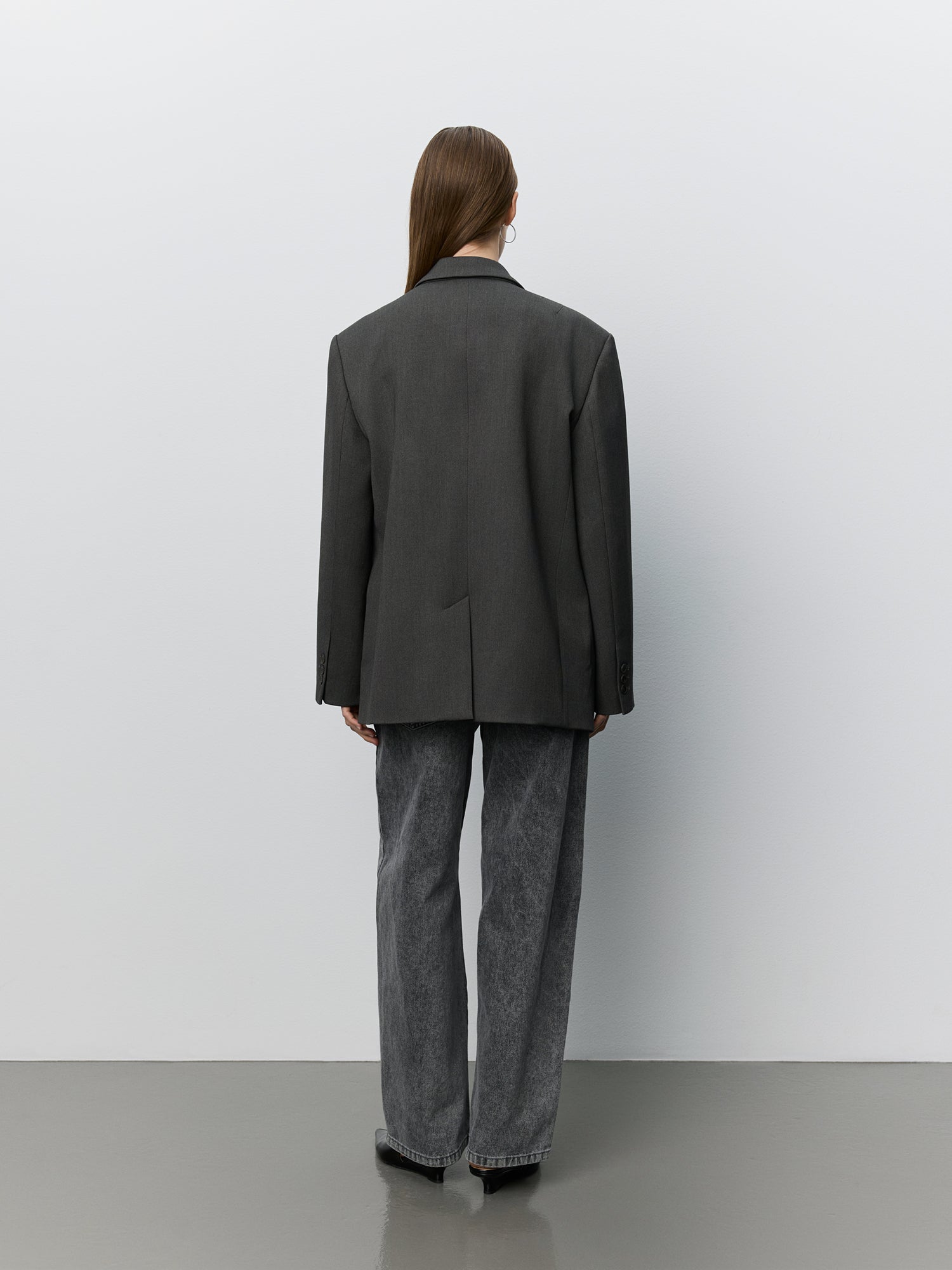 sofie-schnoor-women-kaisw-blazer-grau-meliert-oversize image 4