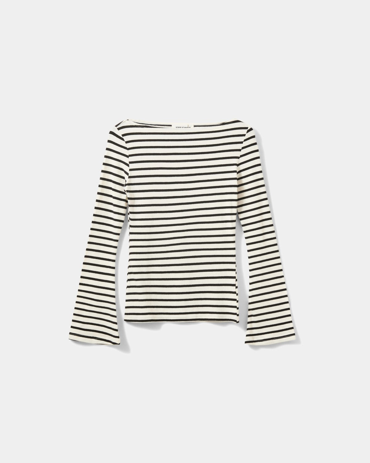 sofie-schnoor-cecesw-langarmshirt-wei-gestreift-bootsausschnitt image 1
