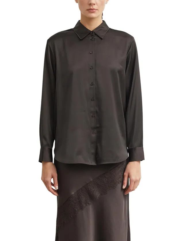 comma-blouses-hemdbluse-satin-regular-fit-langarm image 1