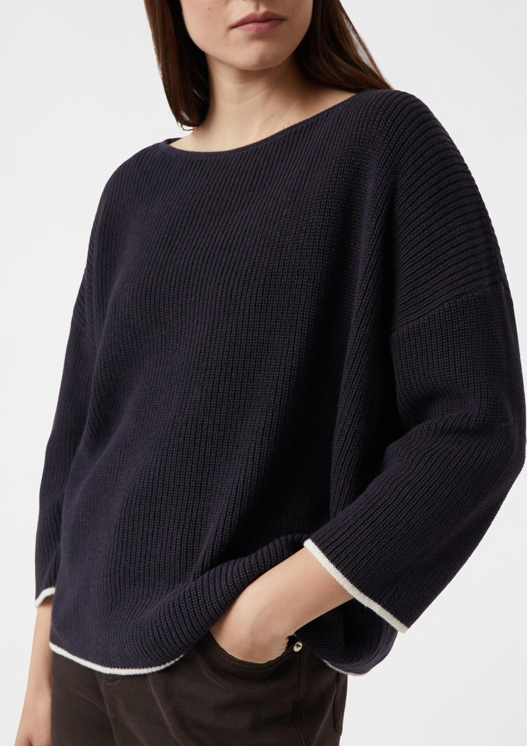 comma-knitwear-pullover-boxy-fit-blau-gr-e-40-strick image 5
