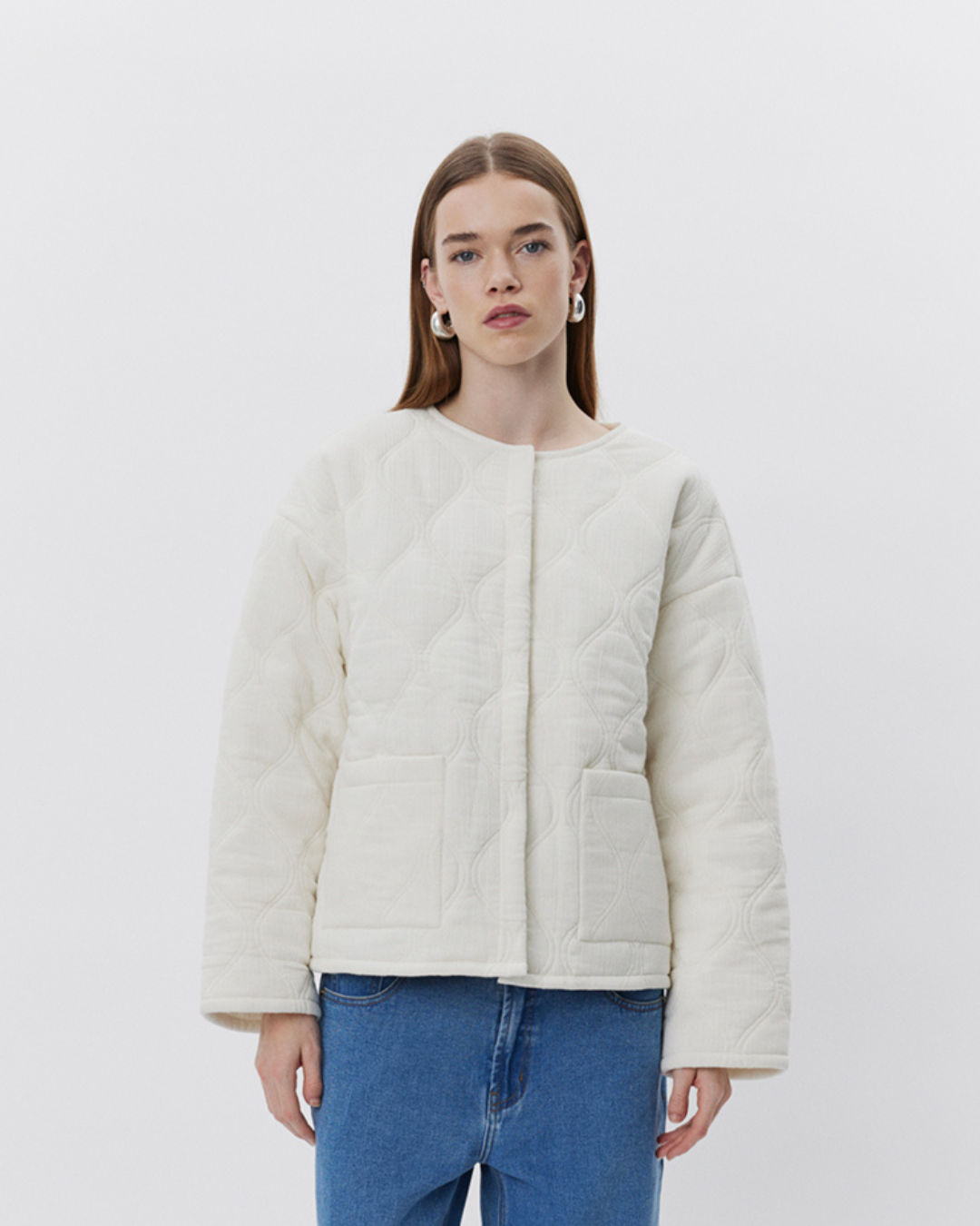 sofie-schnoor-women-viennasw-jacke-off-white-stepp-baumwolle image 5