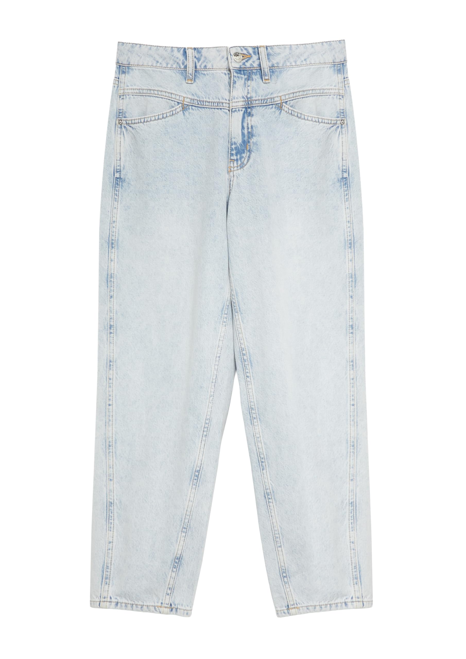 comma-jeans-barrel-leg-mid-rise-gr-42-ankle-waschung image 3