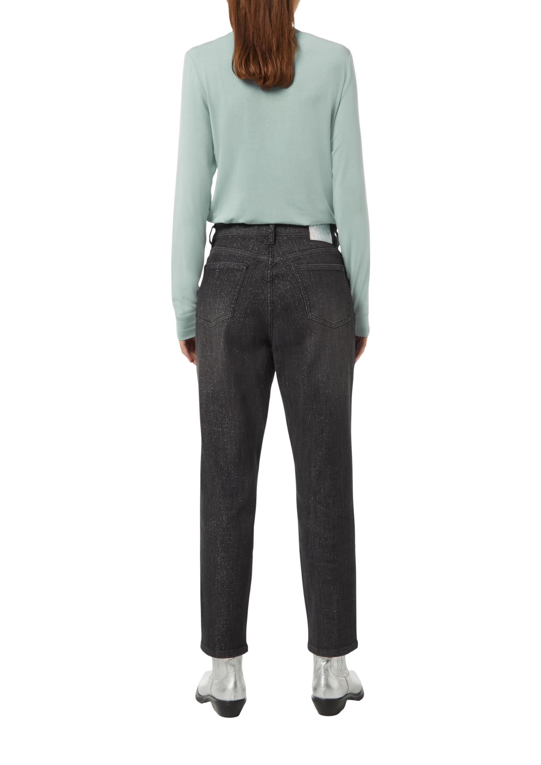 comma-langarmshirt-modal-damen-wei-mit-nahtdetail image 2