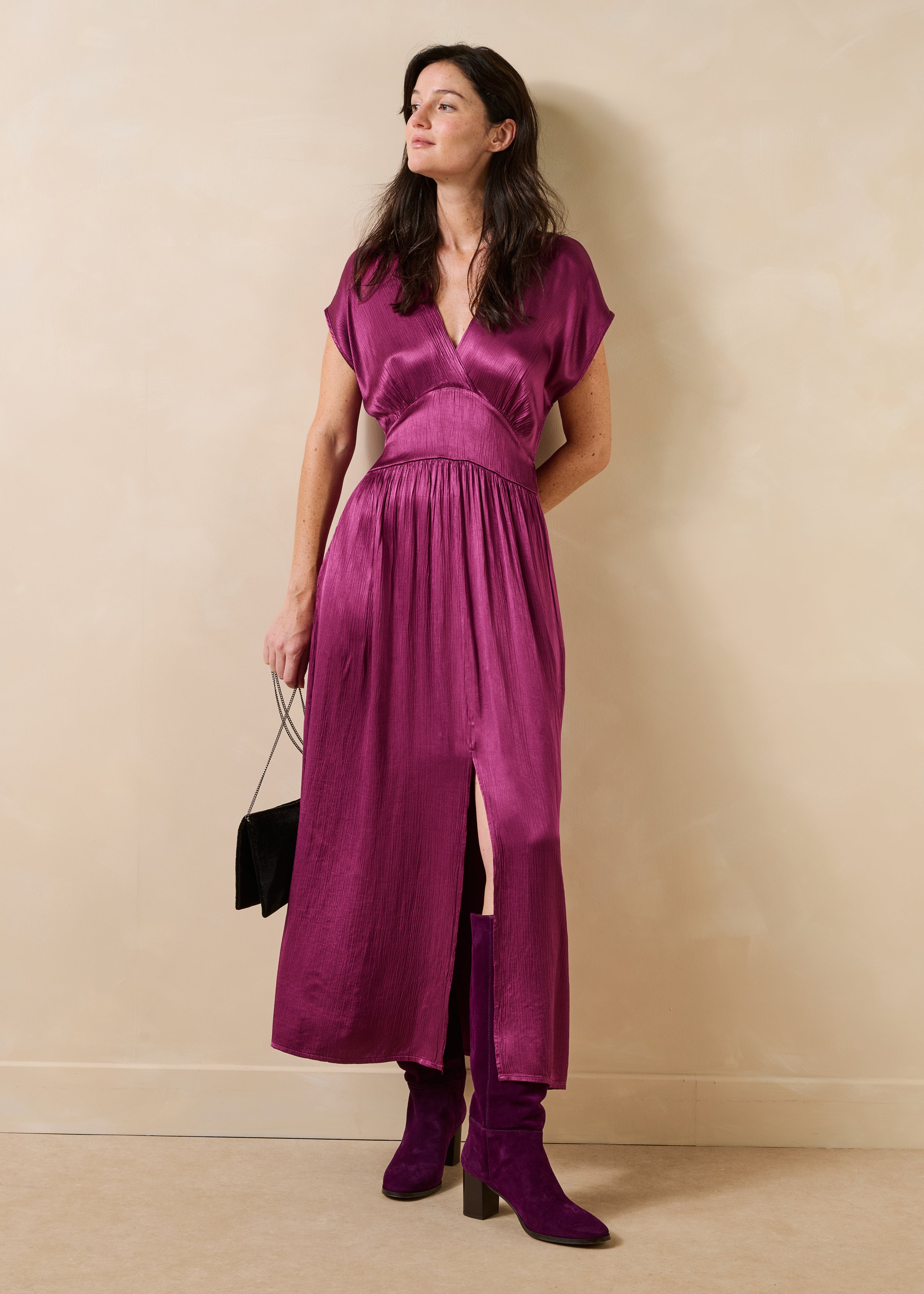 la-f-e-marabout-e-facre-maxikleid-satin-violett-gr-34-46 image 1