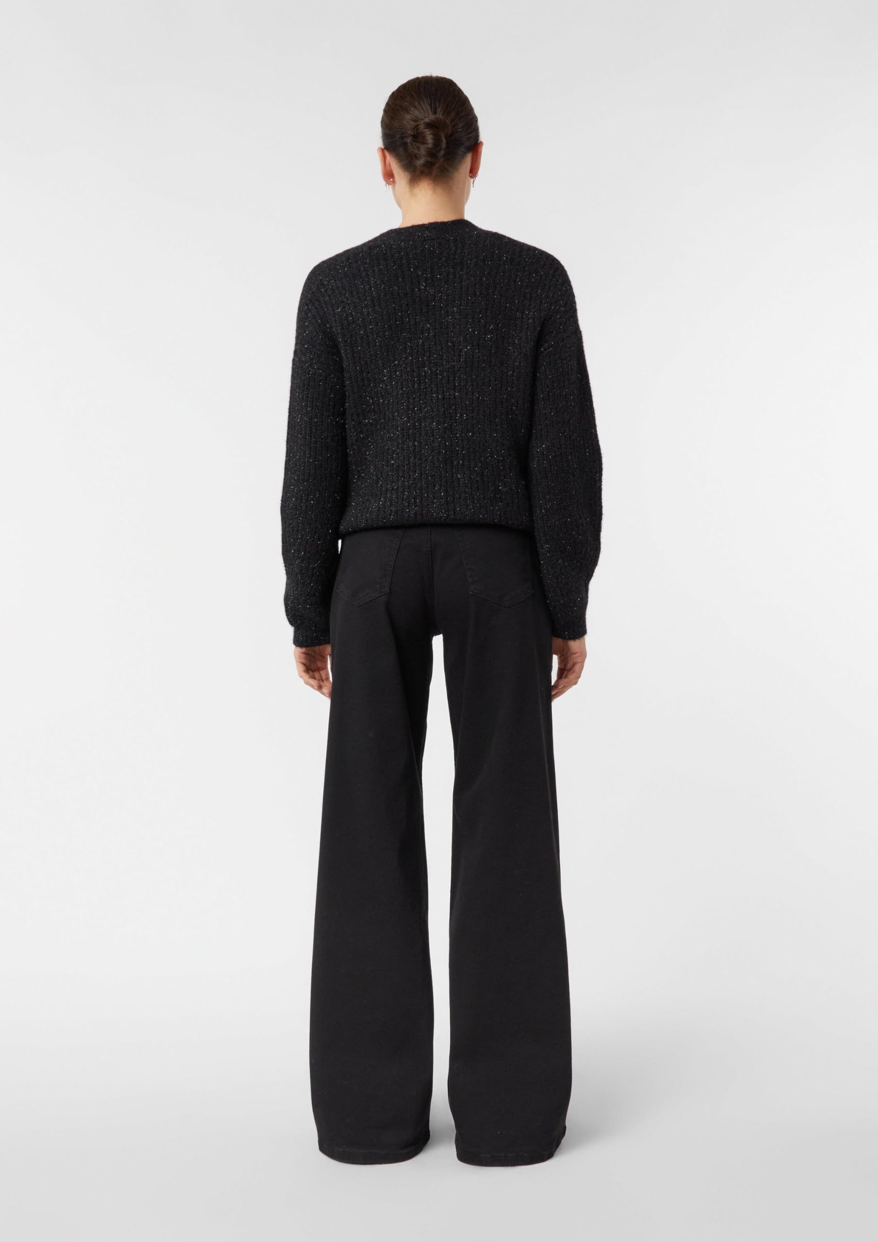 comma-jeans-2175749-schwarz-flared-40w-32l image 8