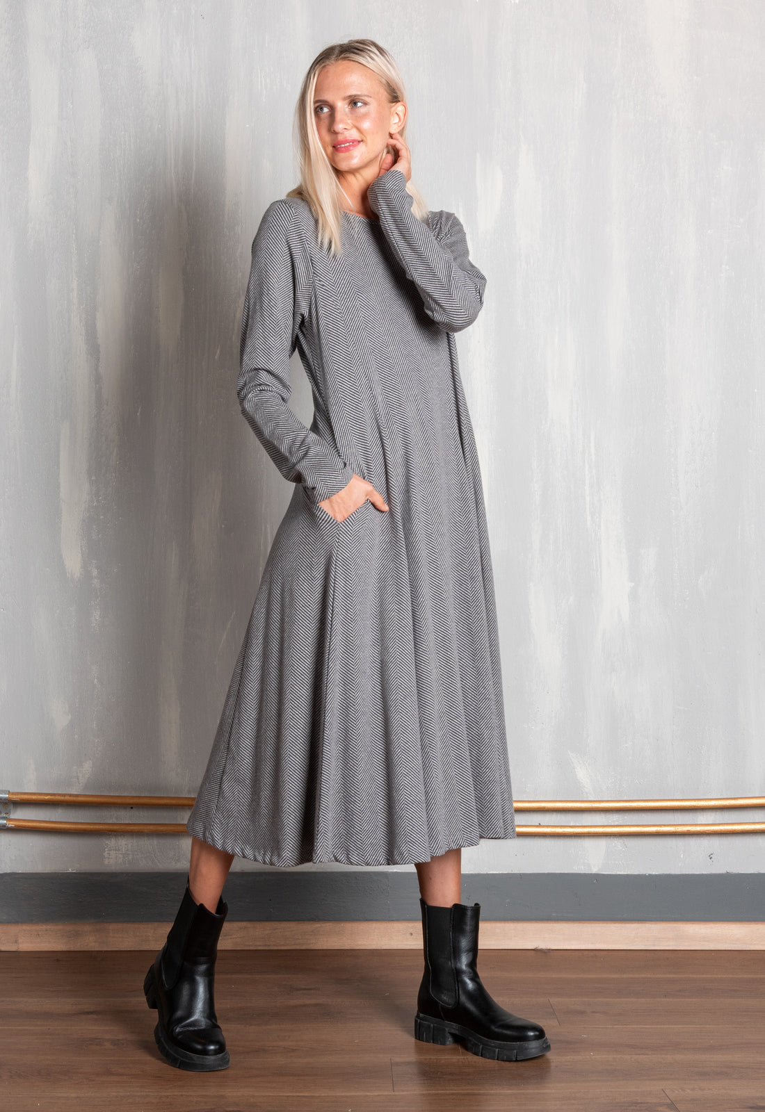 moshiki-dress-g3-kleid-110-cm-jacquard-bio-baumwolle image 1