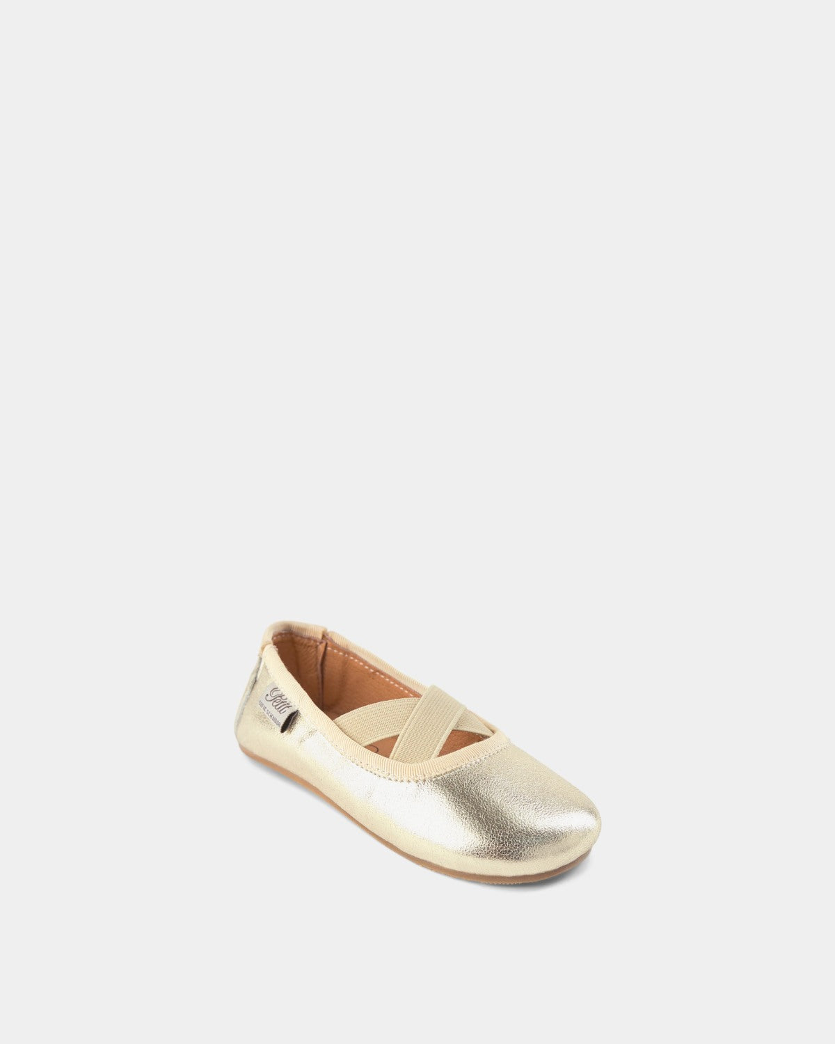 sofie-schnoor-kids-melask-hausschuh-leder-champagne-glanz image 2