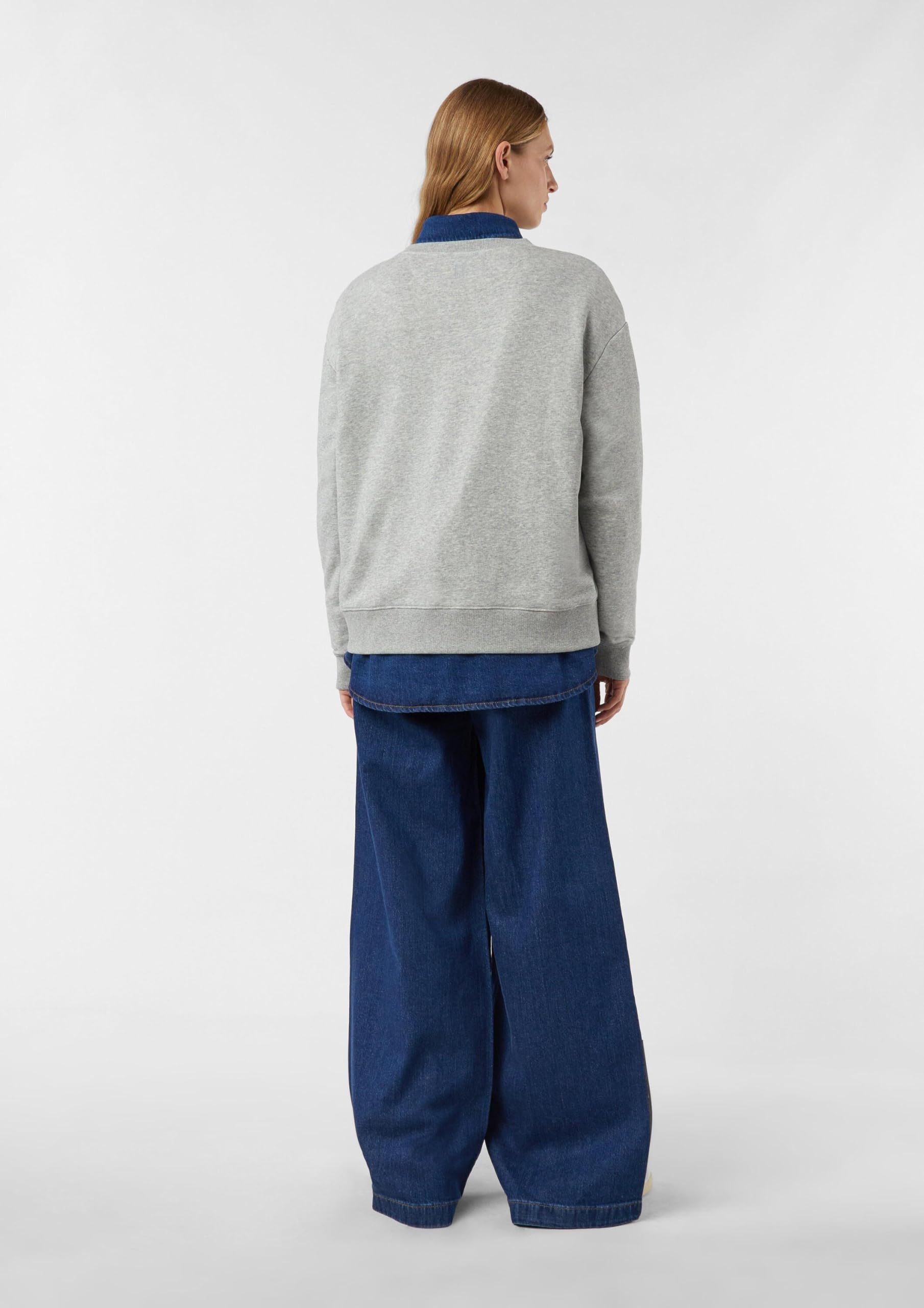 comma-oversized-sweatshirt-relaxed-olivgr-n image 8