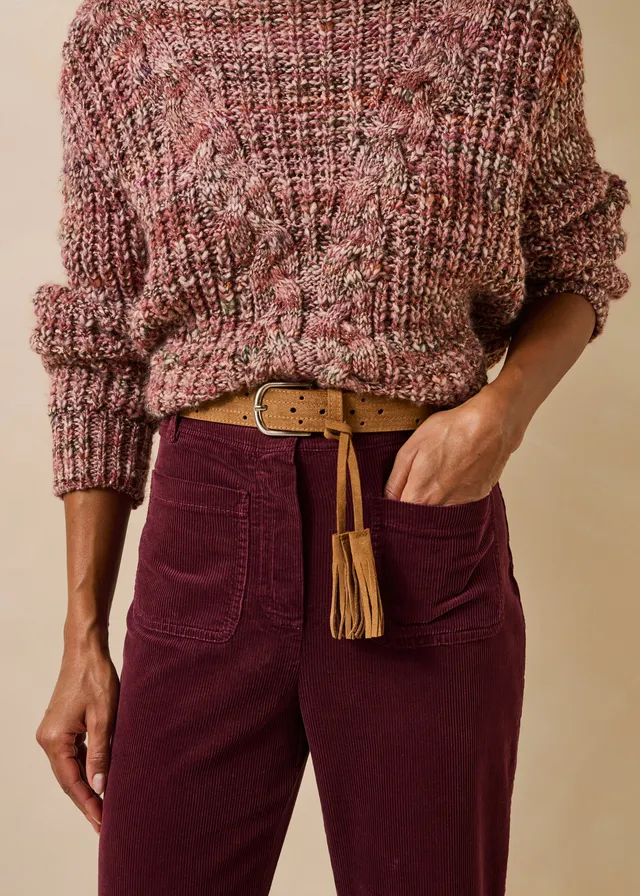 la-f-e-marabout-e-fourche-g-rtel-camel-leder-pompons image 1