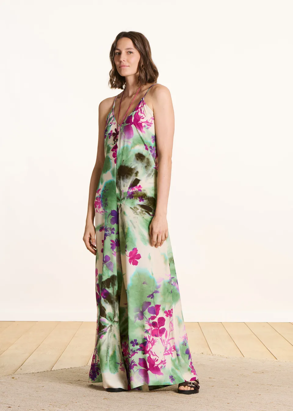 la-f-e-marabout-e-dalma-jumpsuit-floral-gr-n-rosa image 1