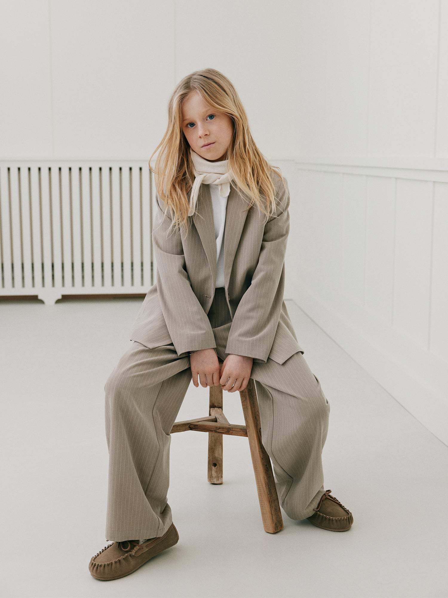 sofie-schnoor-young-alfiasy-blazer-beige-gestreift image 2