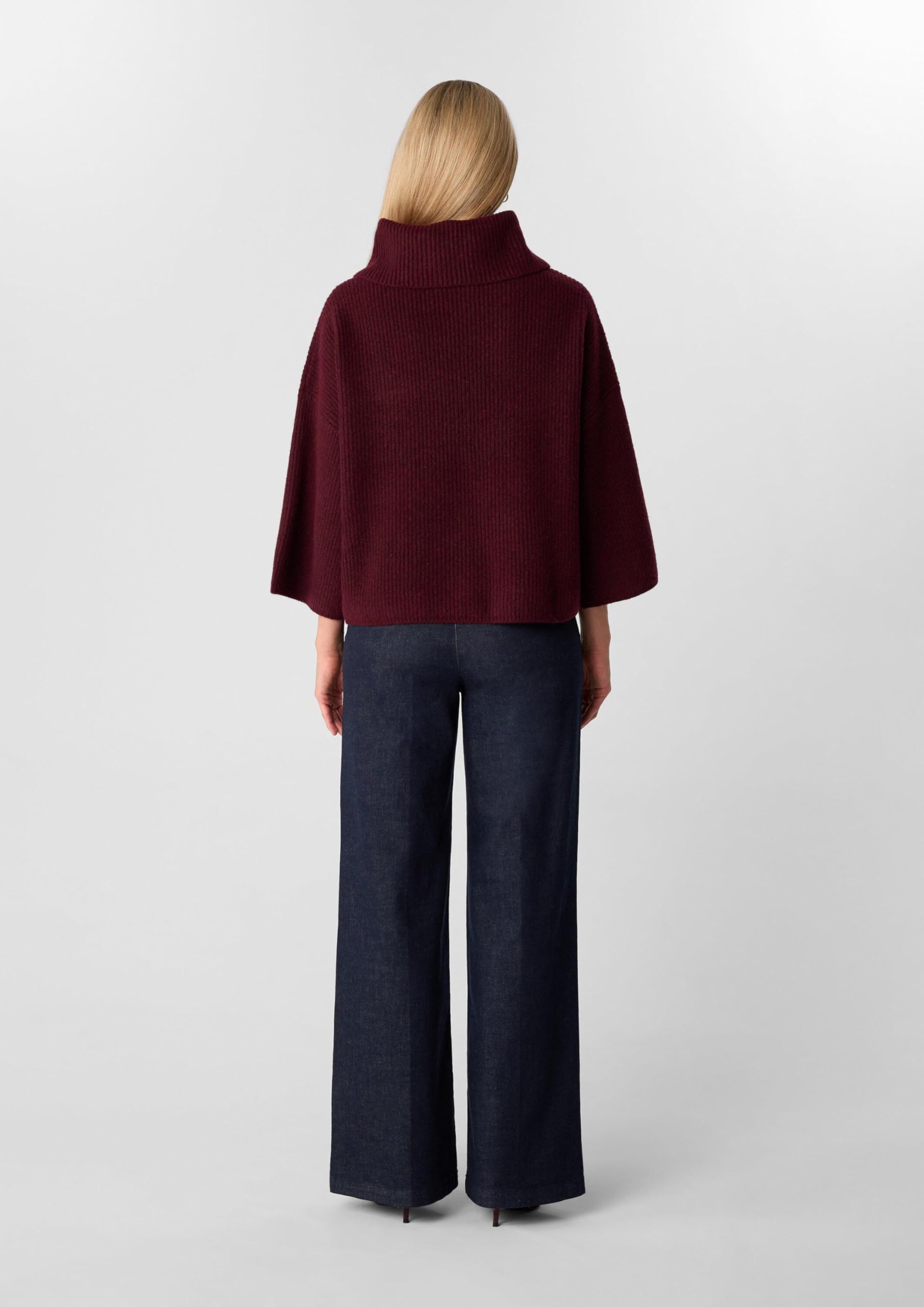 comma-2173390-poncho-pullover-damen-wasserfallkragen image 7