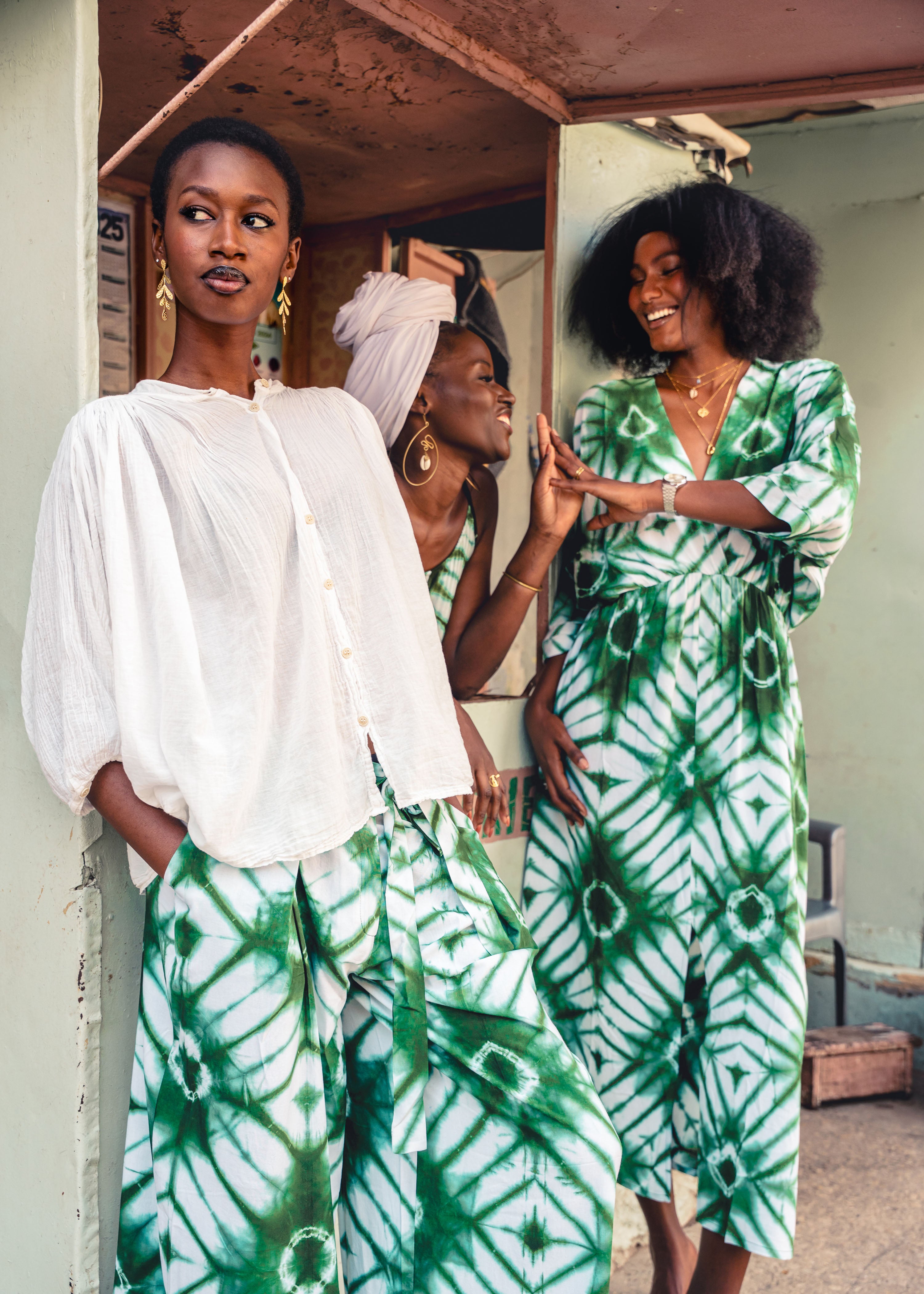 la-f-e-marabout-e-dacre-maxikleid-gr-n-print-gr-36 image 5