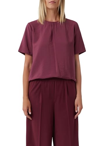 comma-bluse-kurzarm-raffung-regulierbarer-saum-36 image 8