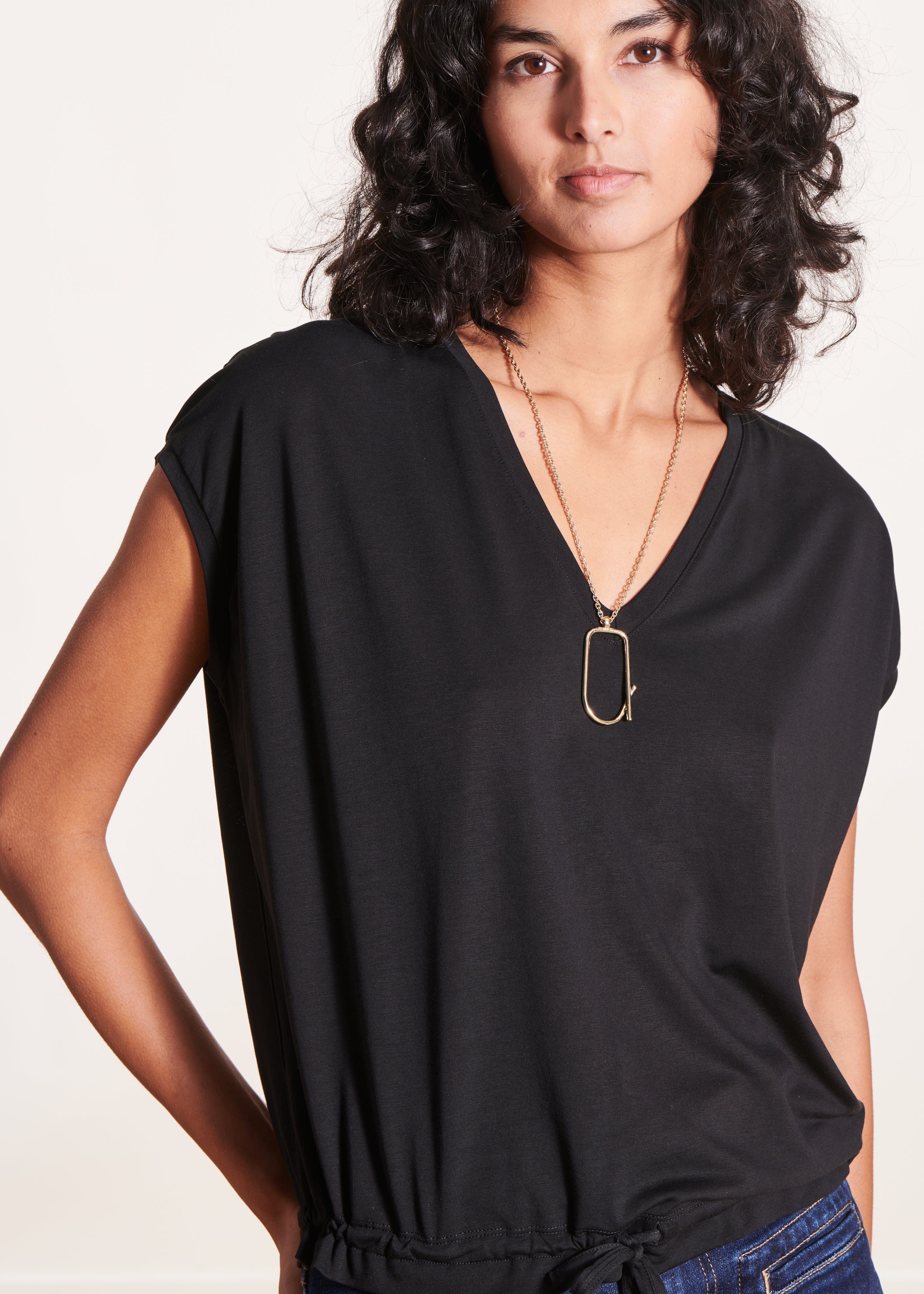 la-f-e-marabout-e-t-shirt-schwarz-lyocell-blousant-xs-xl image 5