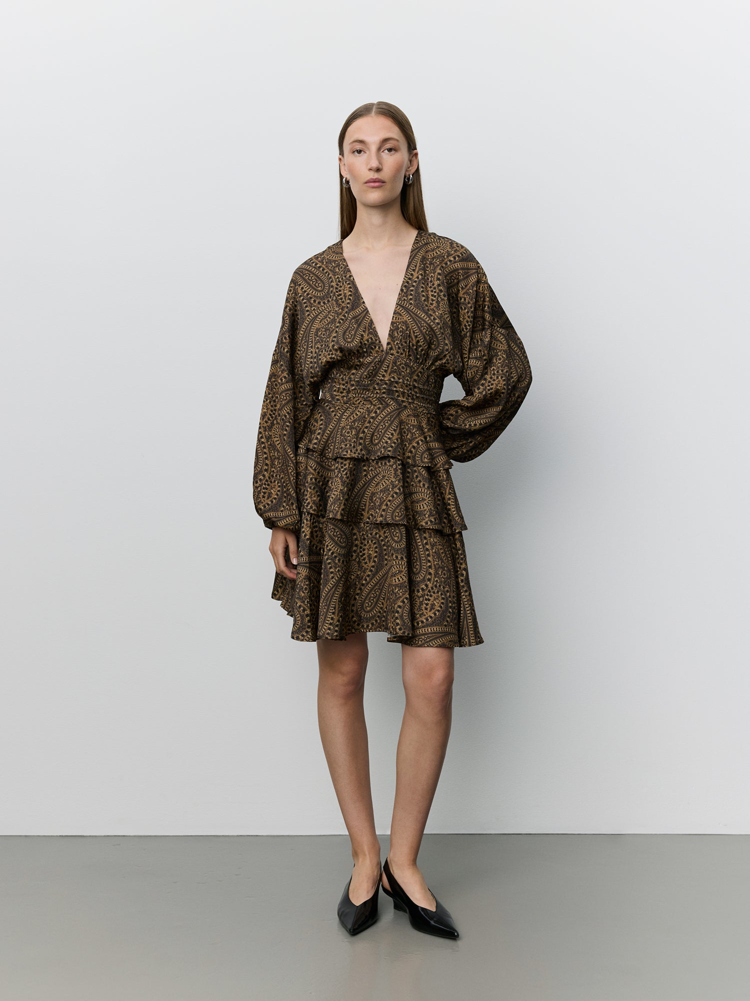sofie-schnoor-women-jovanasw-mini-dress-middle-brown-kleid-viskose image 2