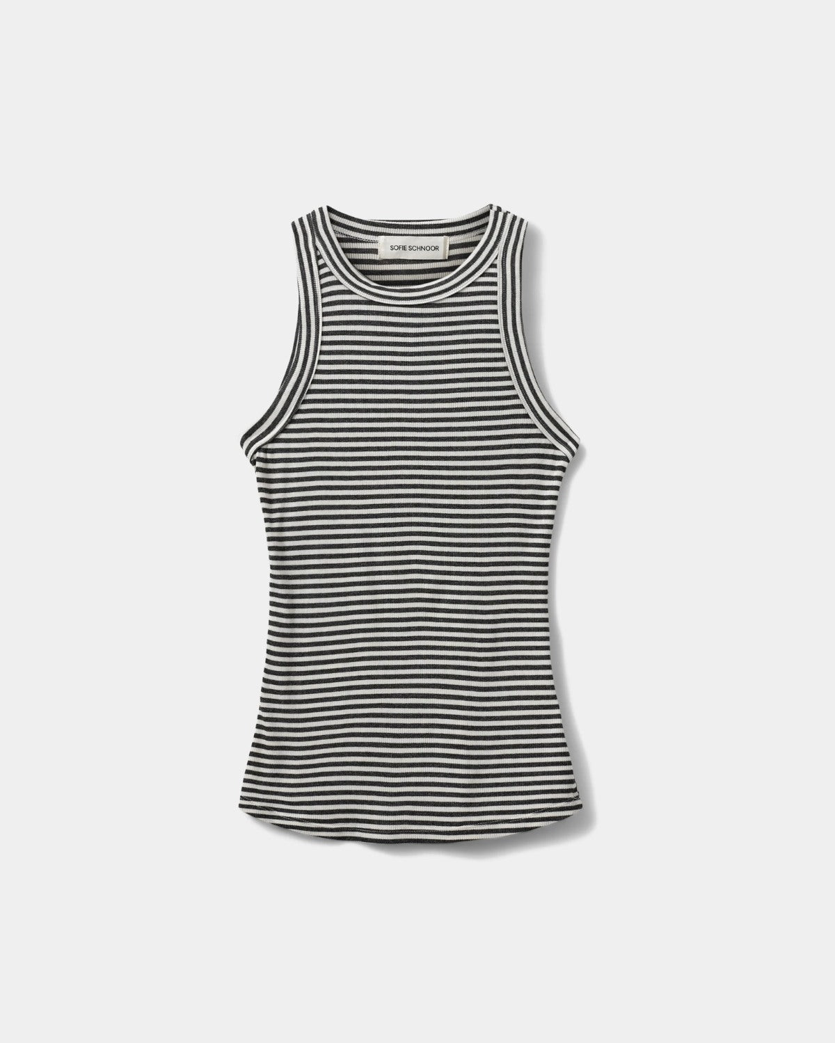 sofie-schnoor-women-julliesw-stripe-top-dark-grey-striped image 1