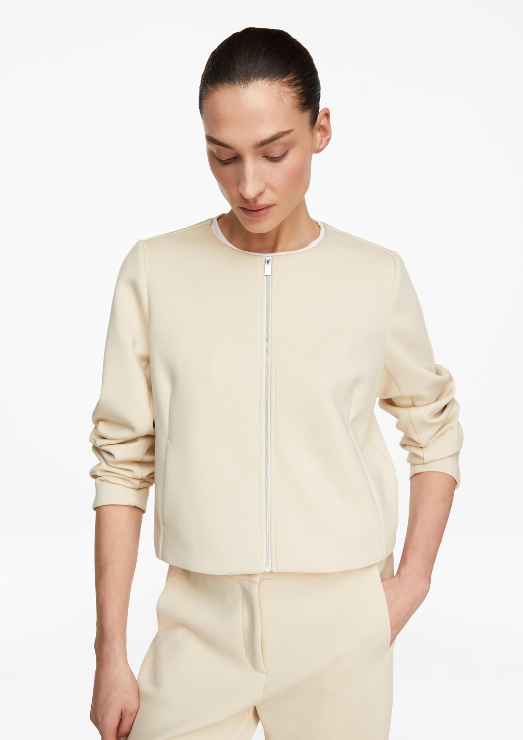 comma-jackets-kurze-scuba-jacke-grau-gr-34 image 6