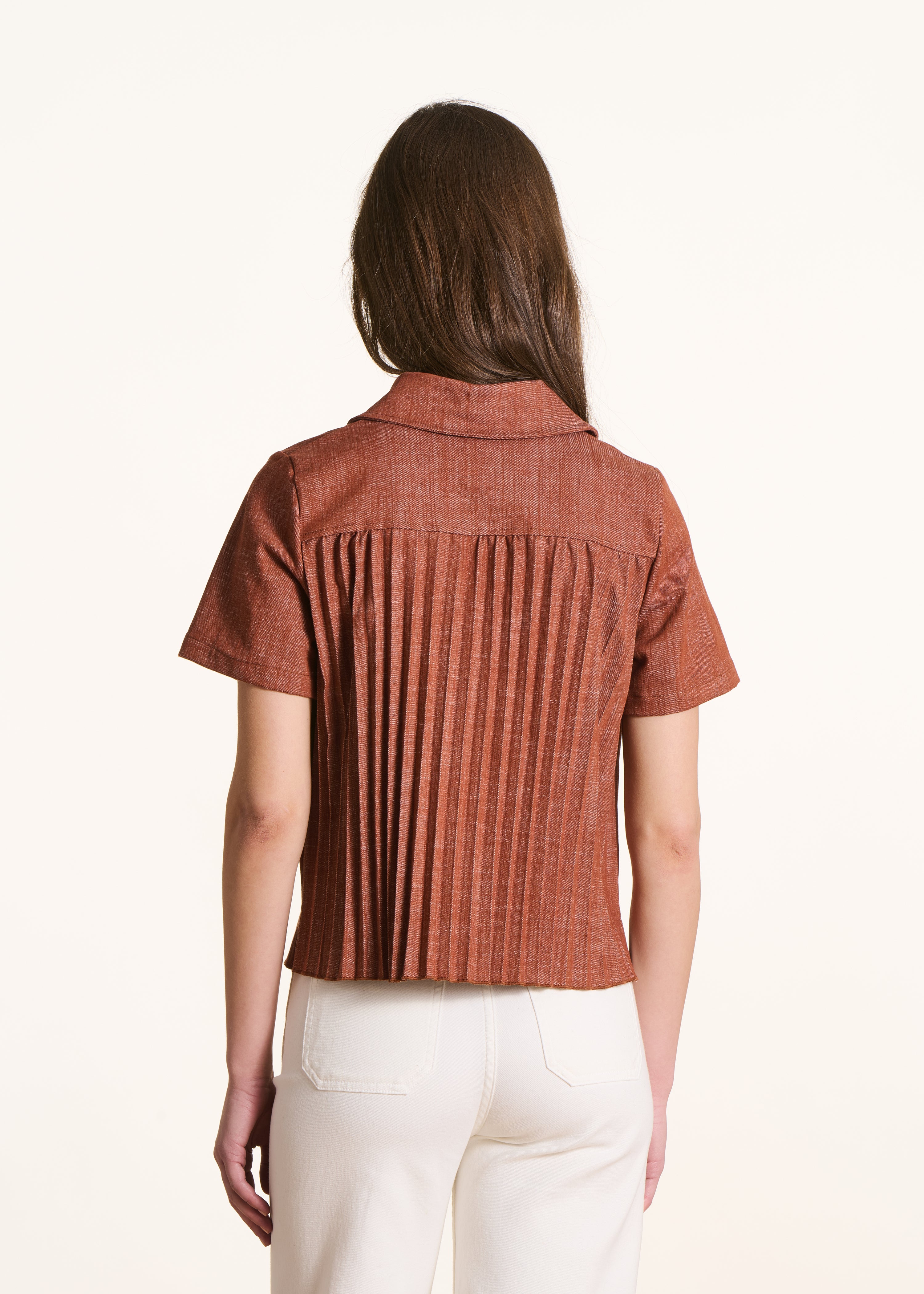 la-f-e-marabout-e-chemises-denimhemd-terracotta-kurzarm image 3