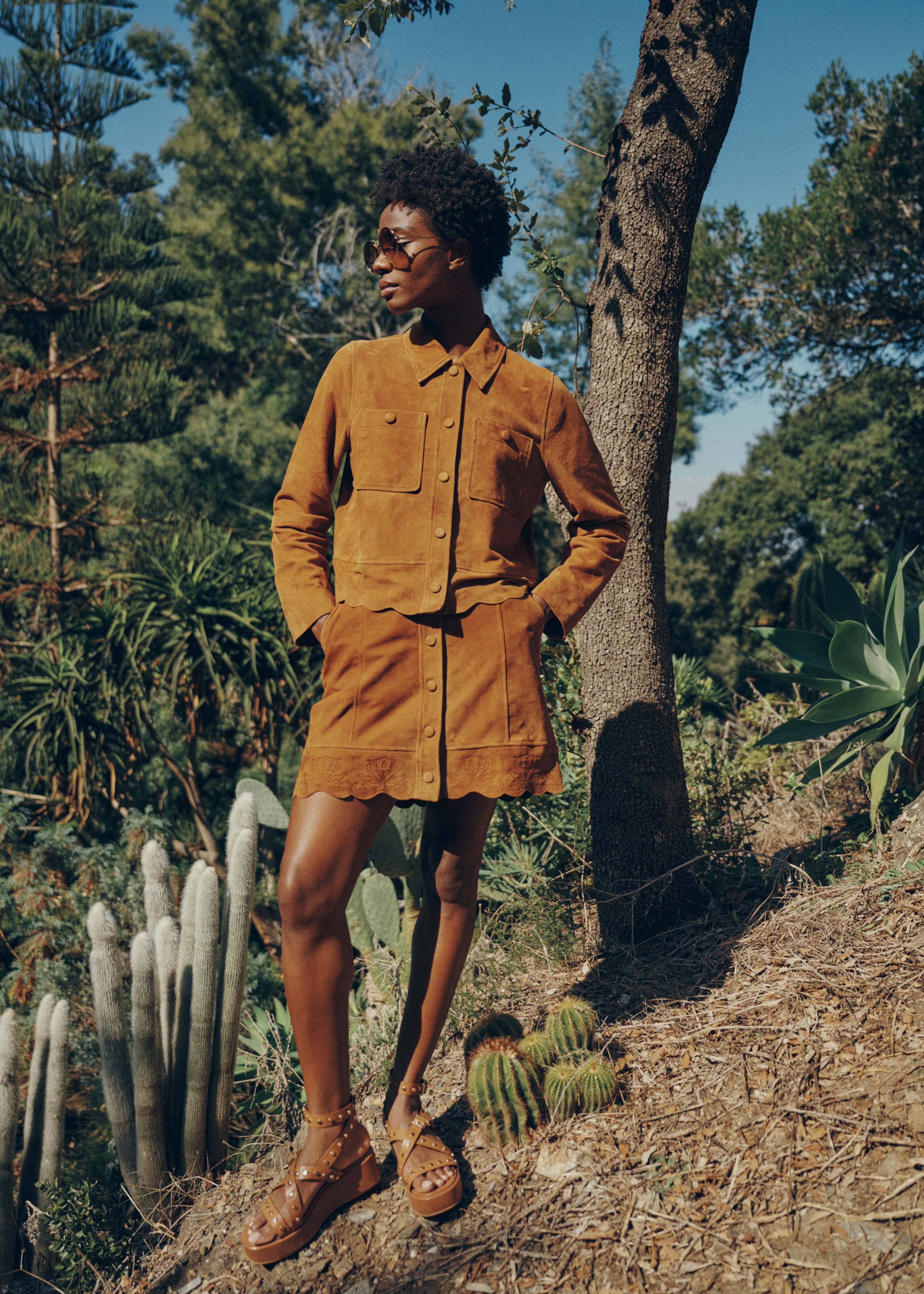la-f-e-marabout-e-frena-minirock-camel-leder-optik-toffee image 1