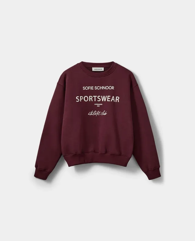 sofie-schnoor-sport-luisasw-sweatshirt-burgund-baumwolle image 1