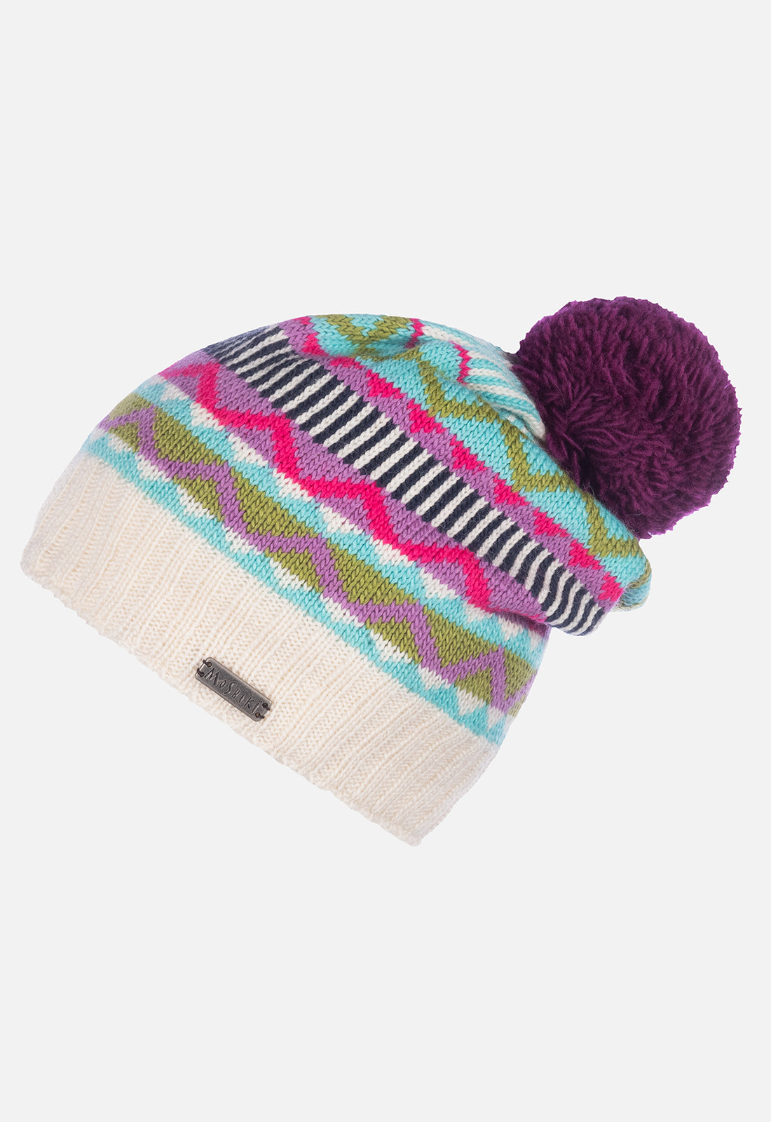 moshiki-candy-hat-bommelm-tze-wolle-herz-navy-damenm-tze image 5