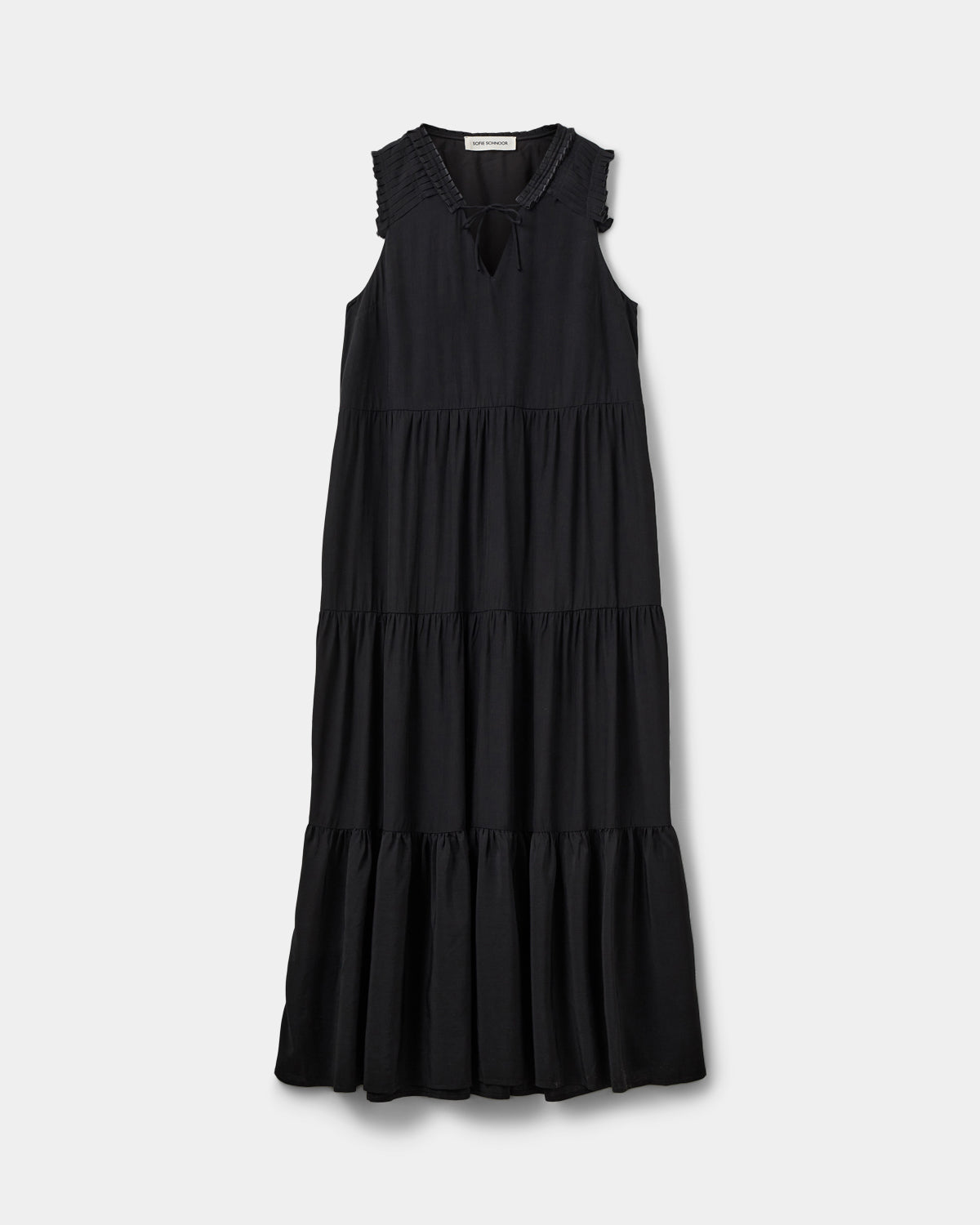 sofie-schnoor-women-maddiesw-maxikleid-schwarz-baumwolle image 2
