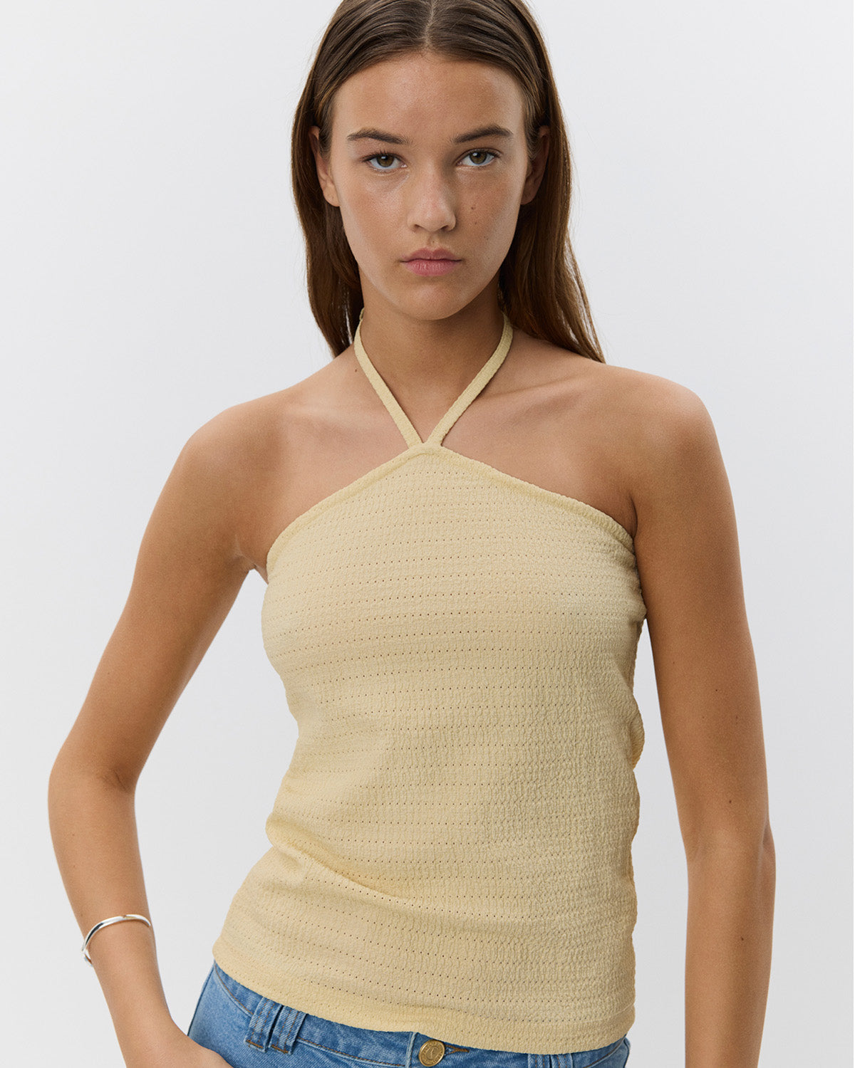 sofie-schnoor-women-andreesw-top-hellgelb-neckholder image 7