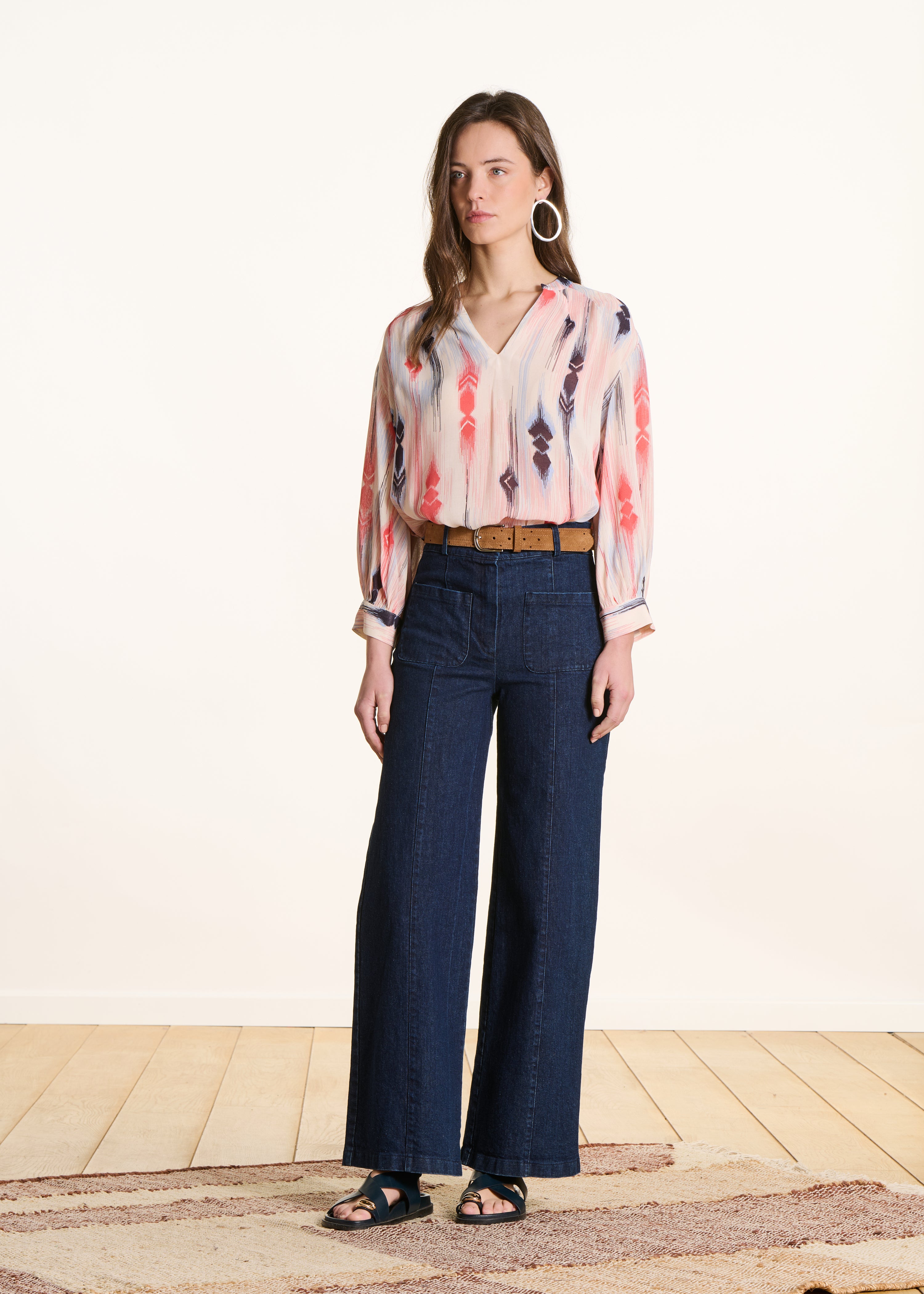 la-f-e-marabout-e-sean-jeans-brut-wide-leg-high-waist image 1