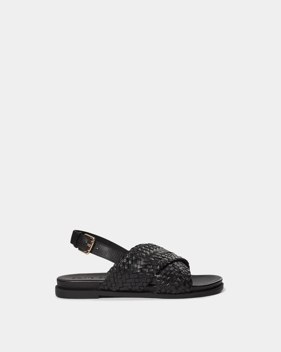 sofie-schnoor-carysw-sandale-schwarz-leder-flach image 1