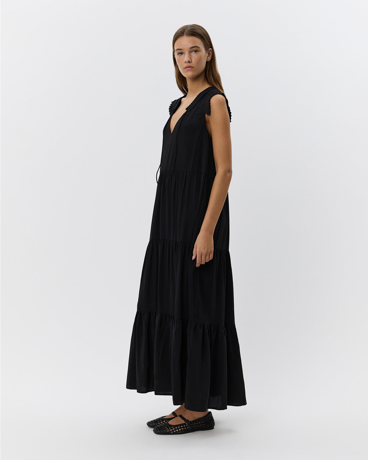 sofie-schnoor-women-maddiesw-maxikleid-schwarz-baumwolle image 4