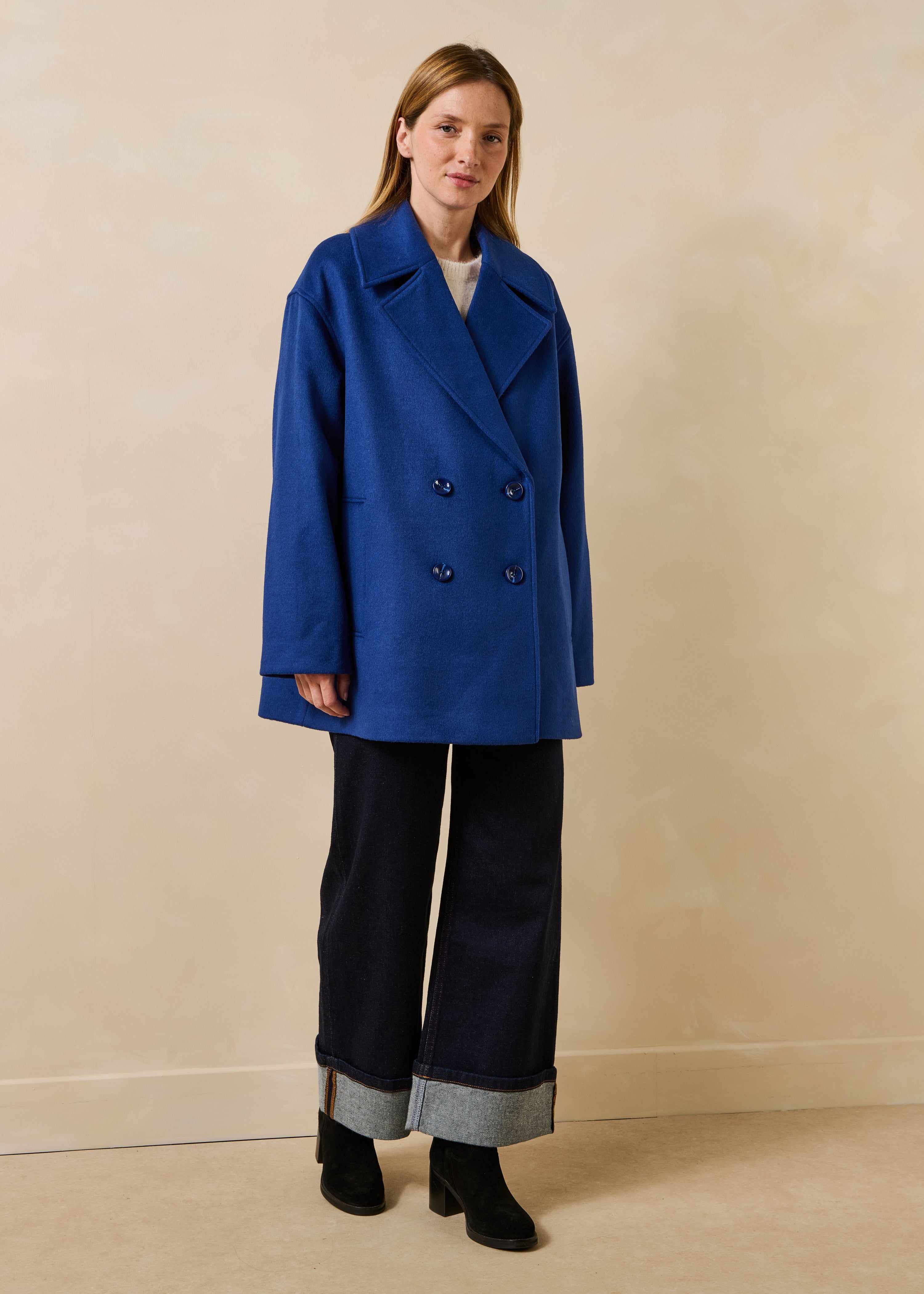 la-f-e-marabout-e-godiva-mantel-blau-wollstoff-3-4 image 1