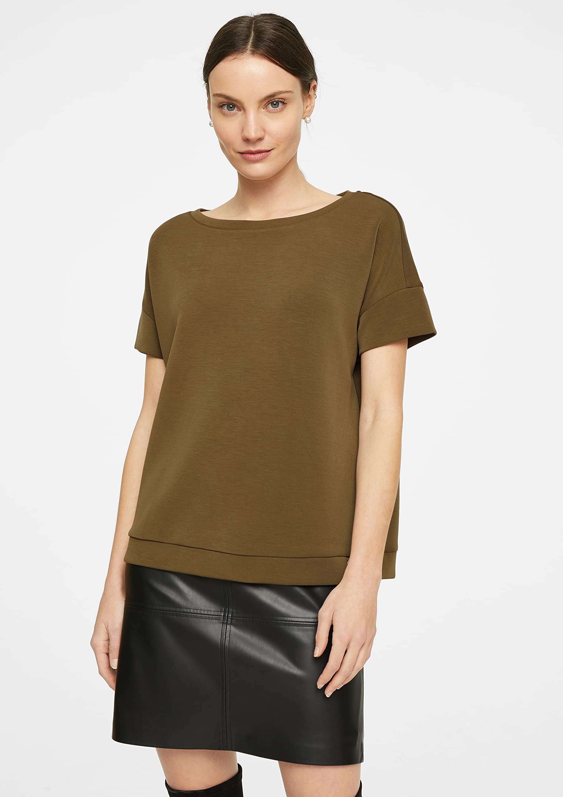 comma-sweatshirt-damen-kurzarm-sweater-gr-e-one-size-modern image 5