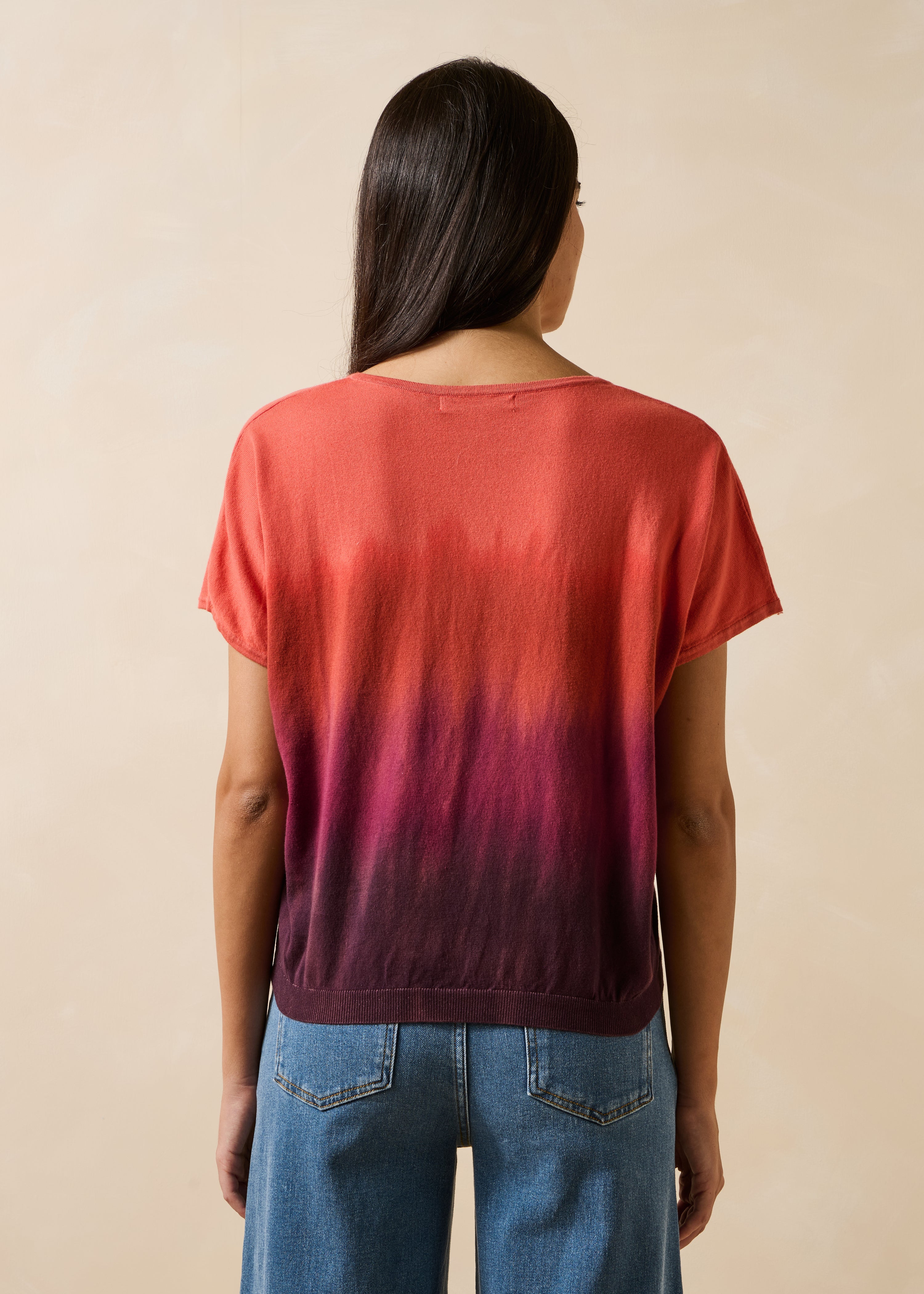 la-f-e-marabout-e-fataja-pullover-tie-dye-violett-rot image 3