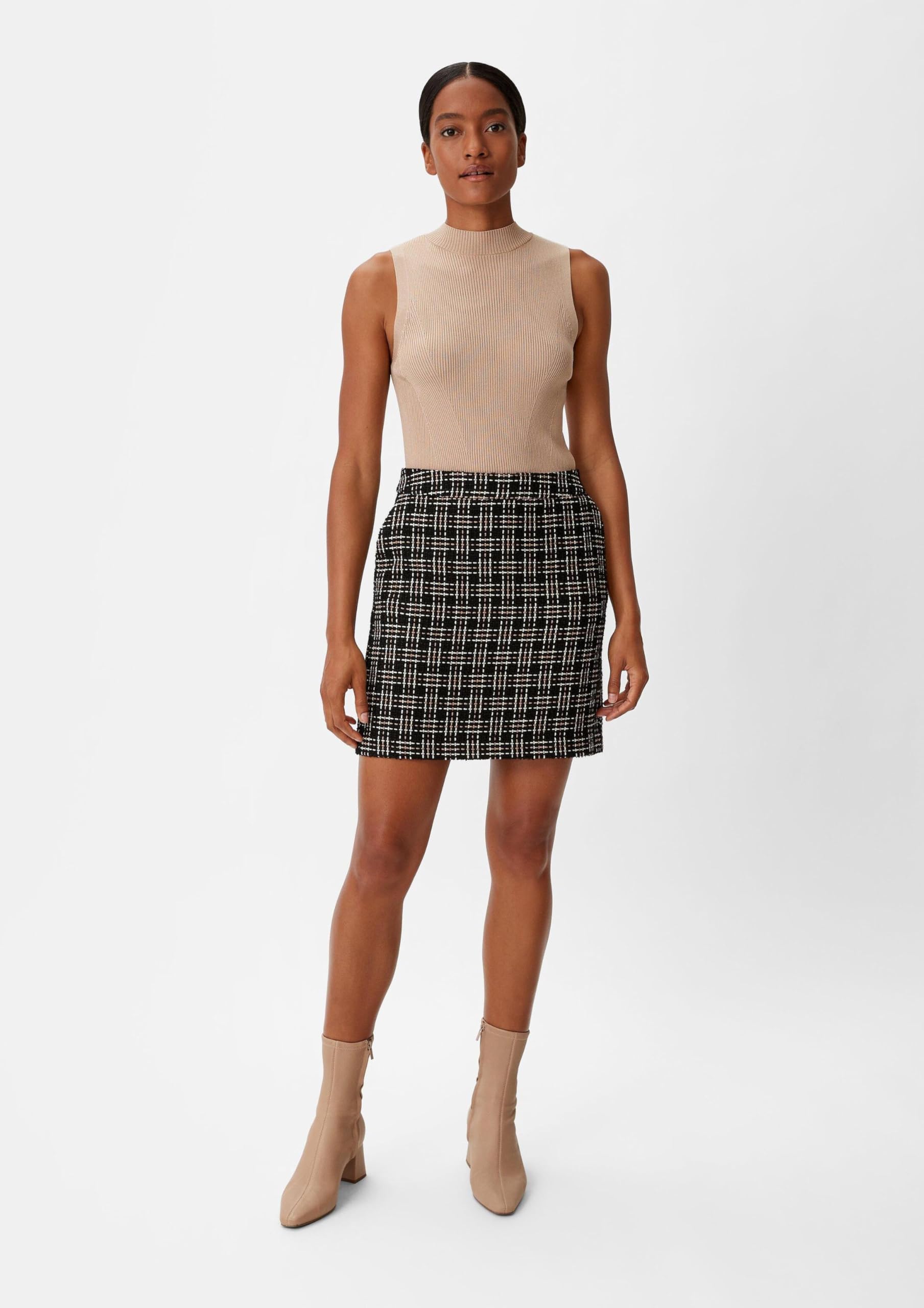 comma-skirts-tweed-rock-gr-44-wollmix-multicolor image 6