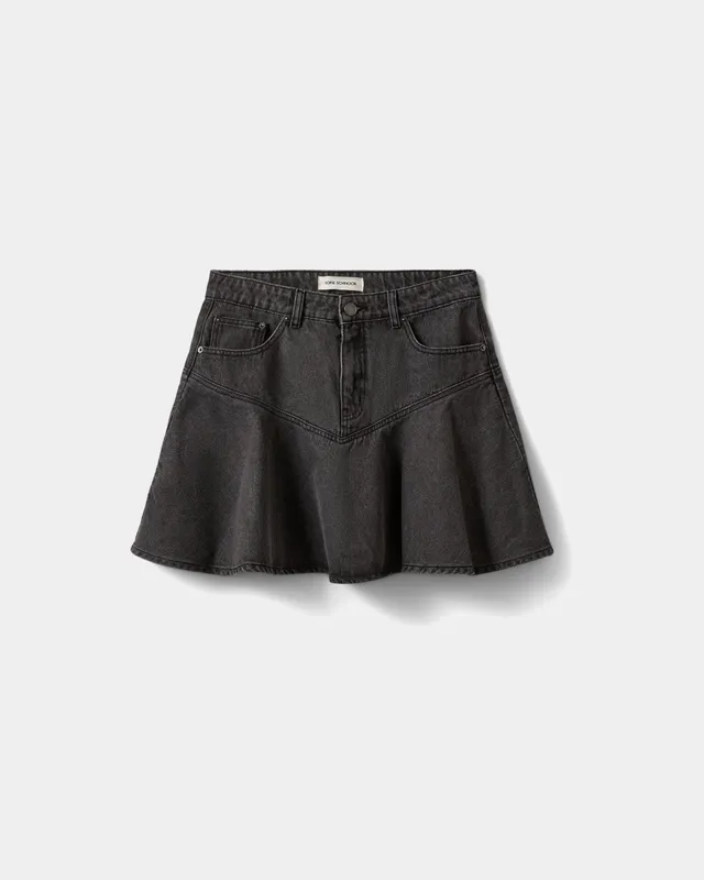 sofie-schnoor-women-jackysw-jeansrock-mini-schwarz-denim image 1