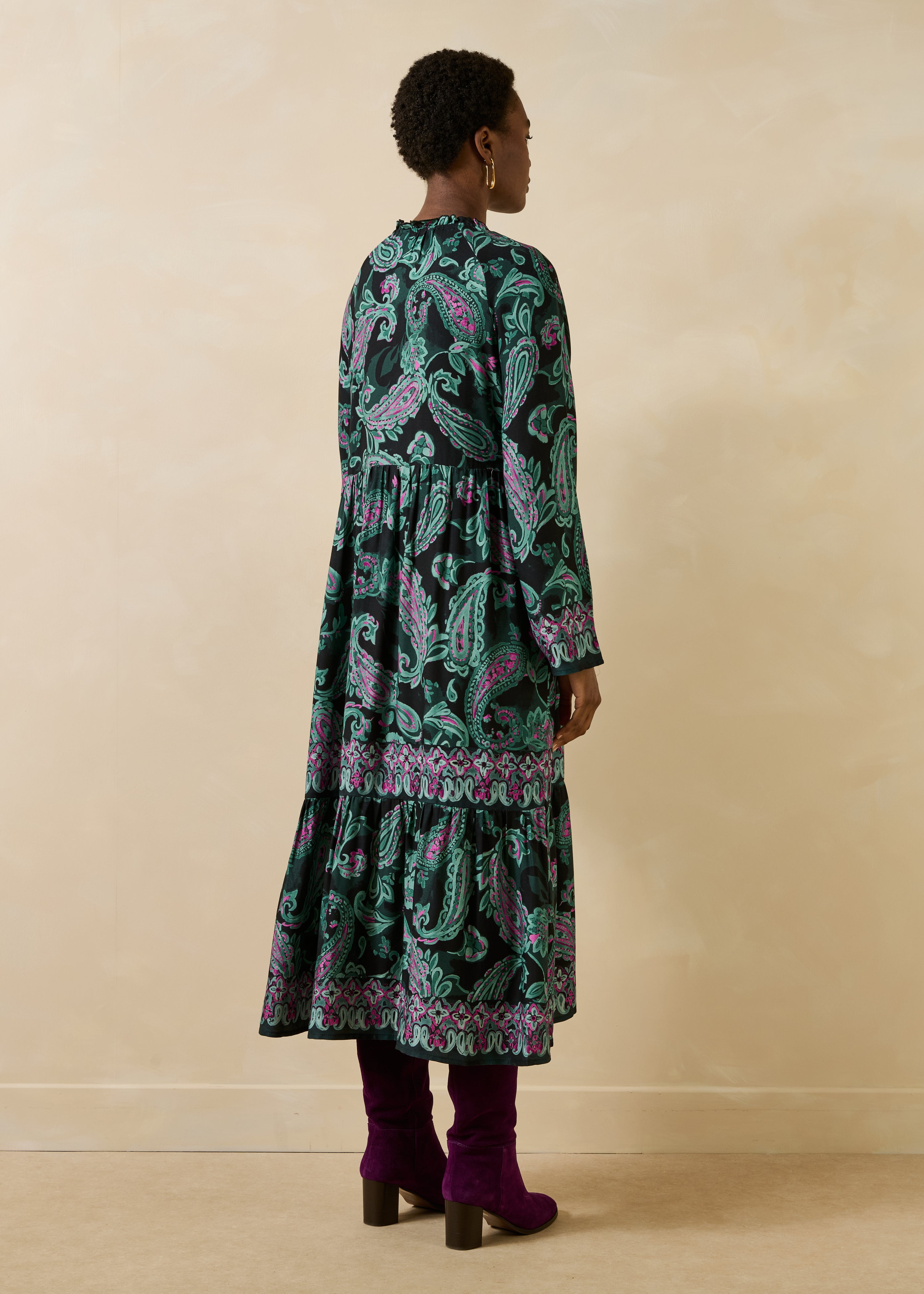 la-f-e-marabout-e-glycine-kleid-gr-n-petrol-viskose image 2