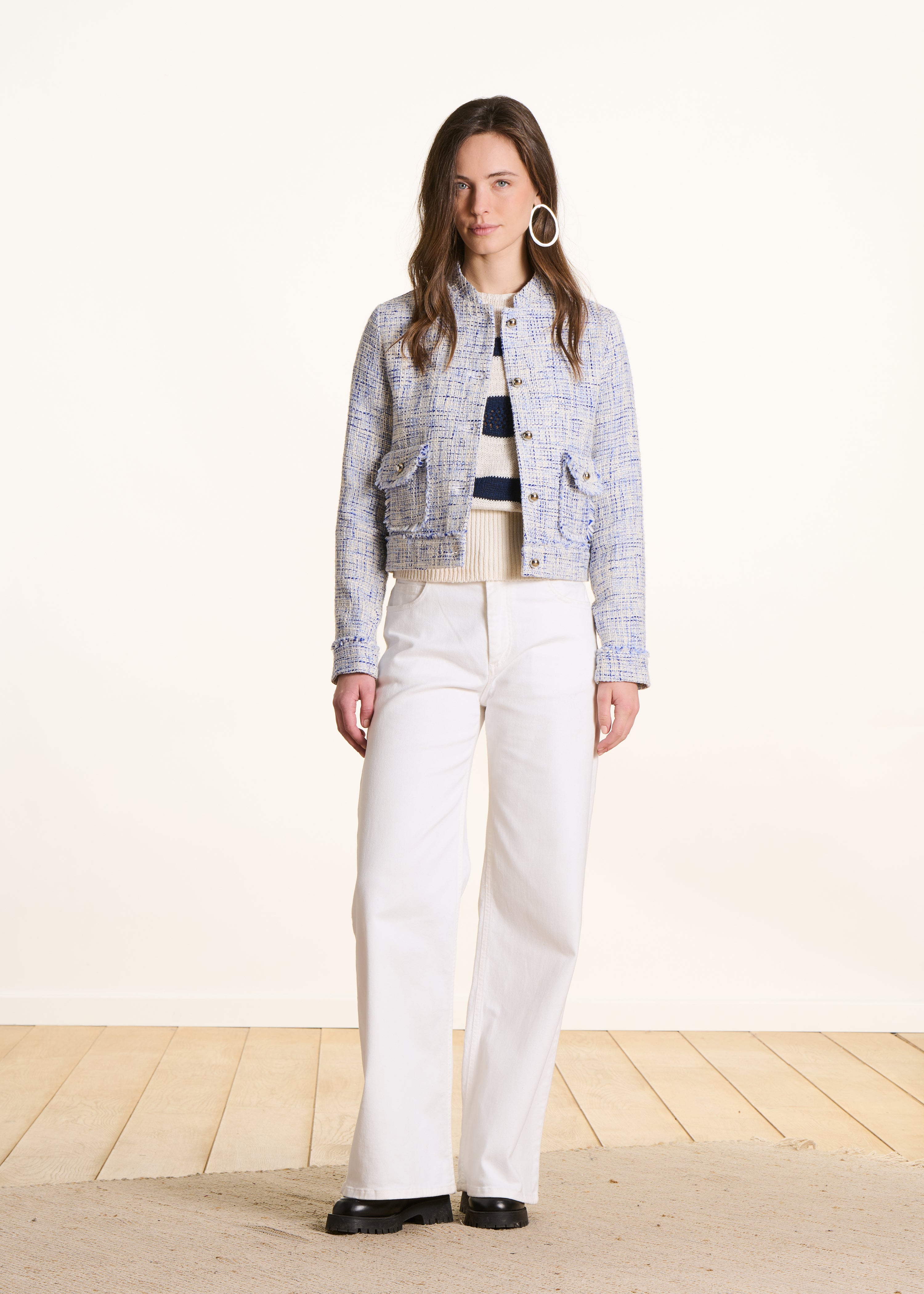 la-f-e-marabout-e-jacke-blau-tweed-gr-34-46 image 2