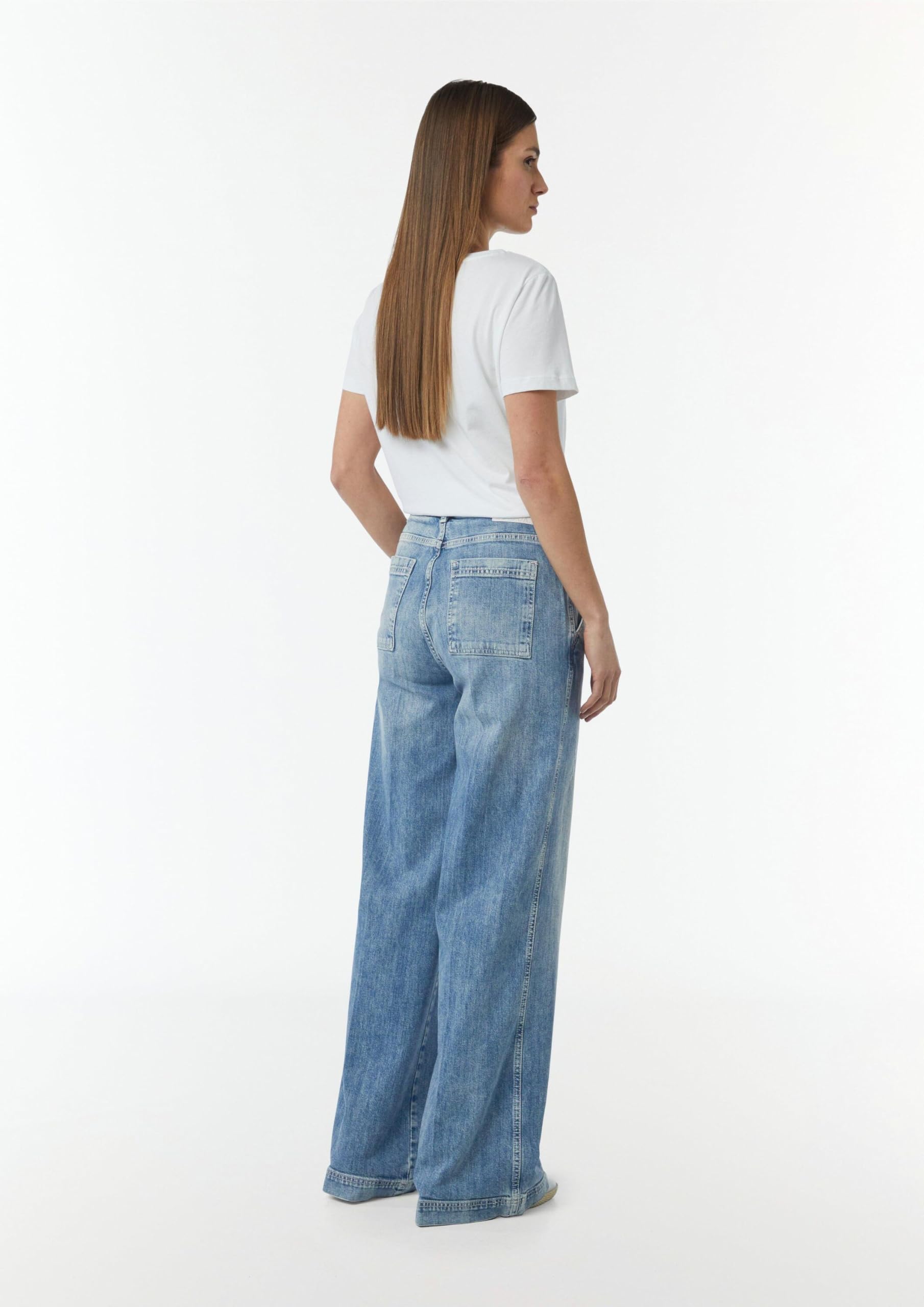 comma-jeans-wide-leg-jeans-gr-e-42-in-blau image 8