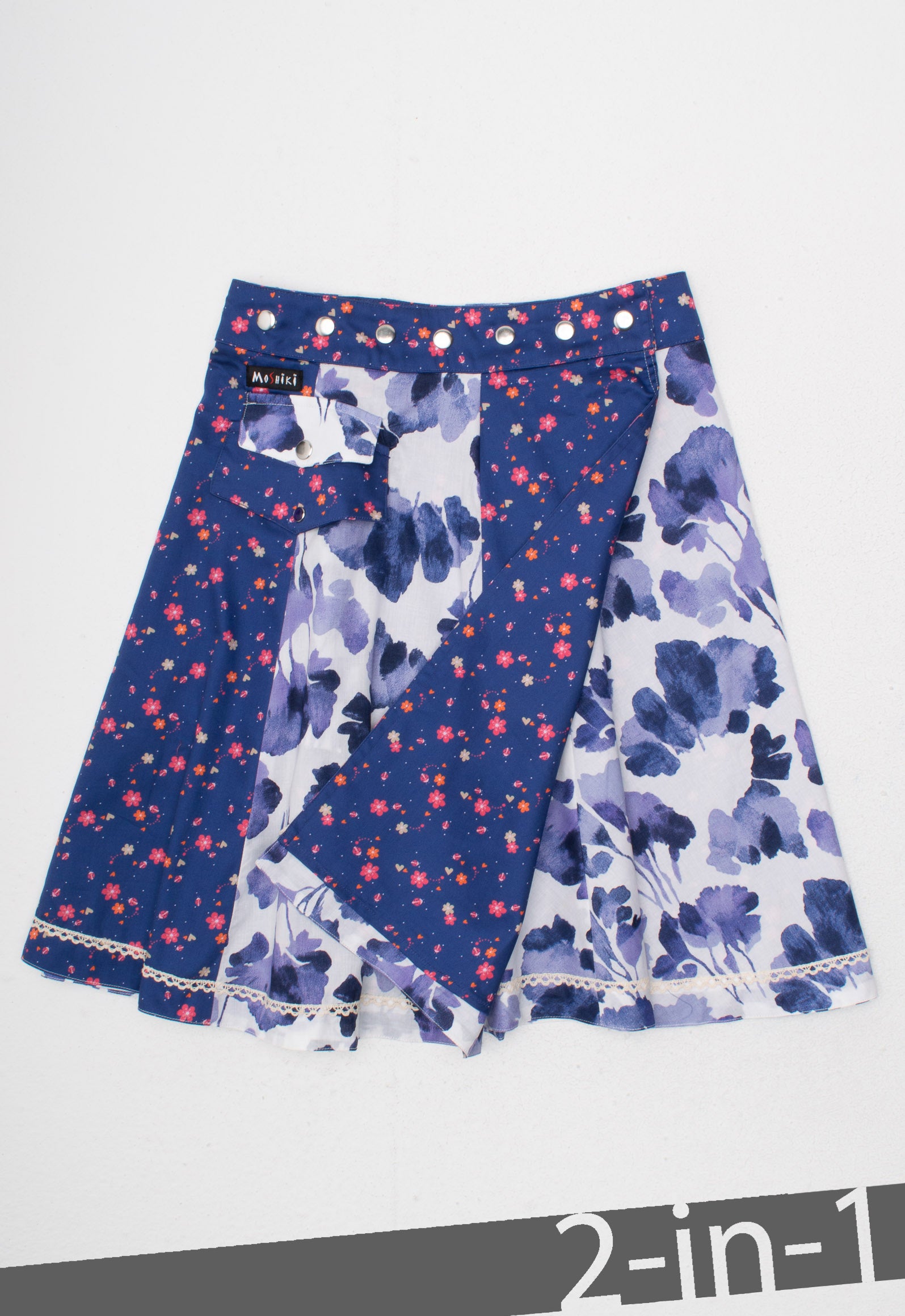 moshiki-hot-cookie-70-wickelrock-55-cm-baumwolle-wendbar image 1