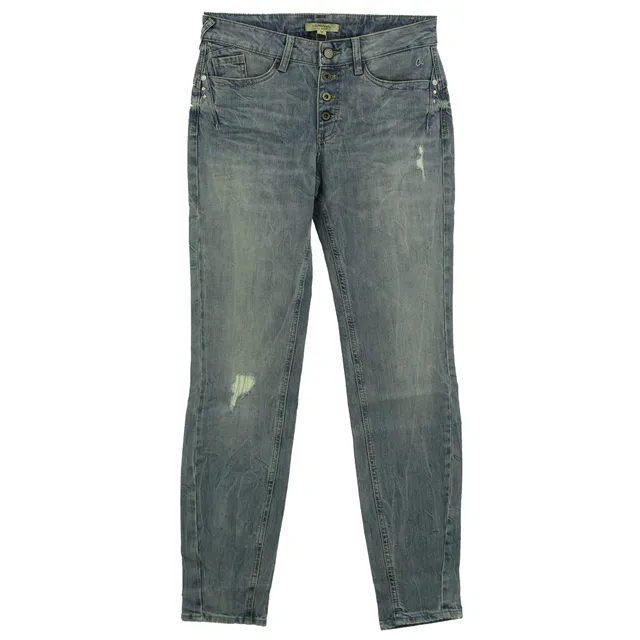 comma-jeans-hose-boyfriend-stretchdenim-blue-destroy image 1