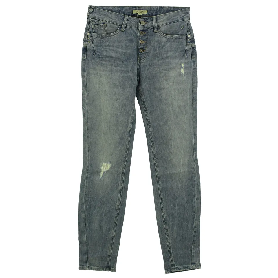 comma-jeans-hose-boyfriend-stretchdenim-blue-destroy image 1